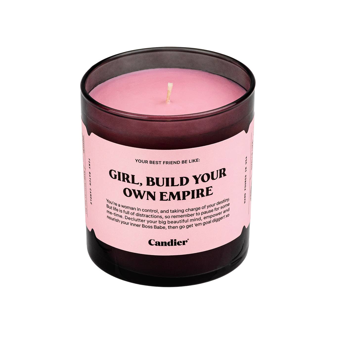 Build Your Empire Pure Soy Wax Phthalate-free Filled Candle