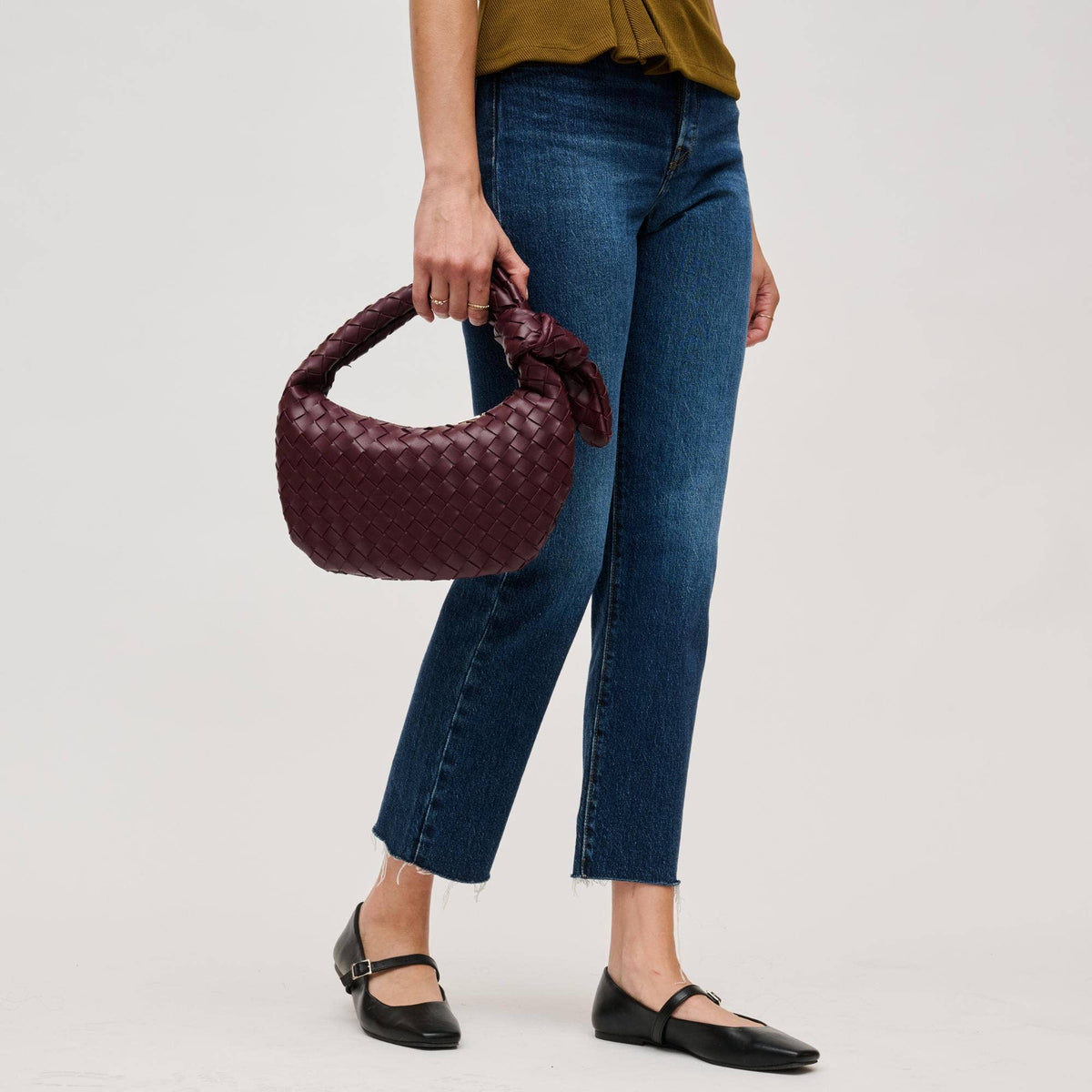 Lizbeth Woven Knot Clutch
