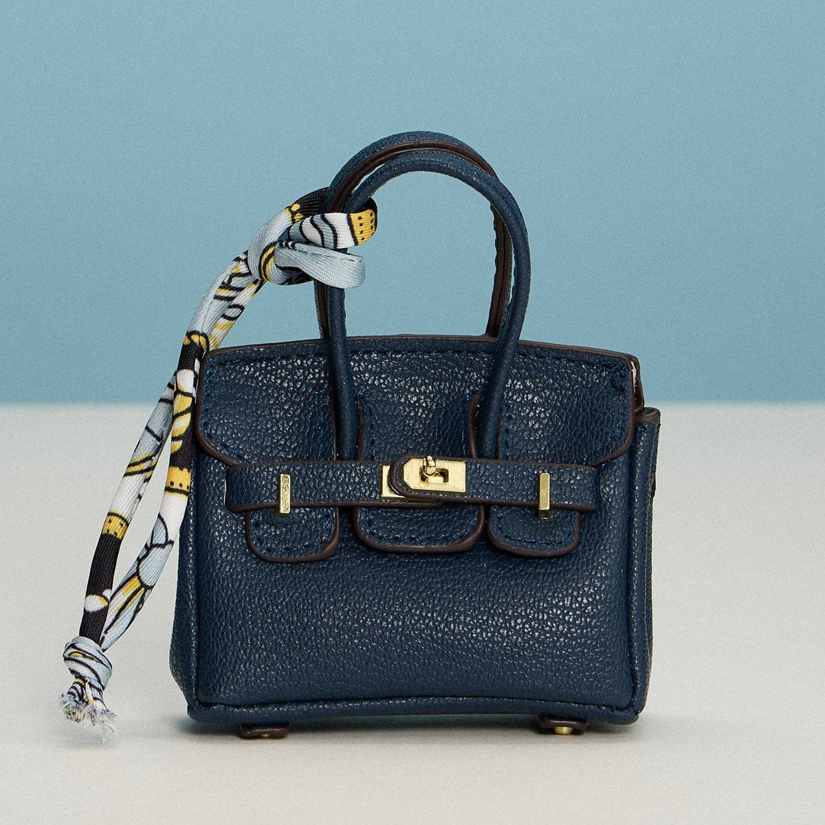 Mini Satchel Bag Charm Keychain