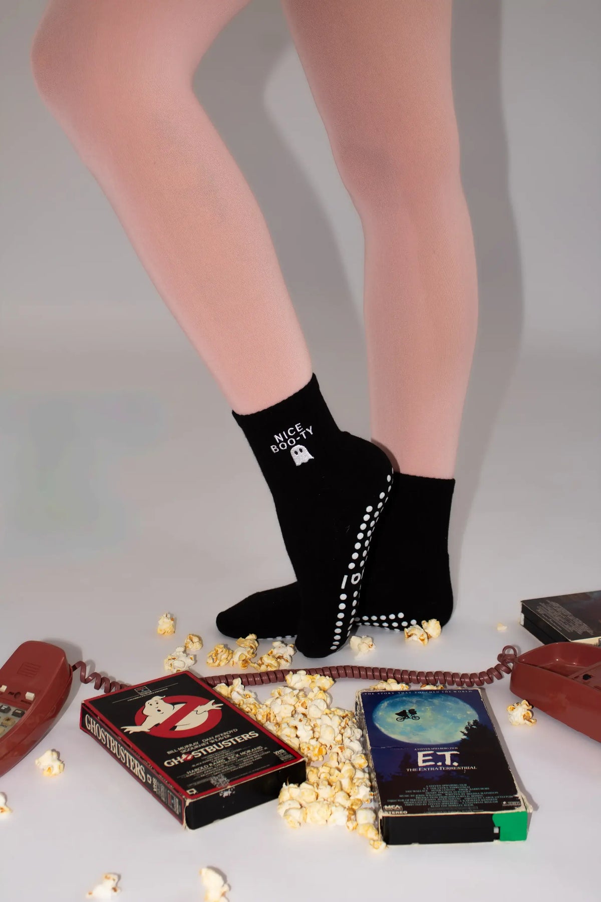 Nice BOO-ty Halloween Grip Socks