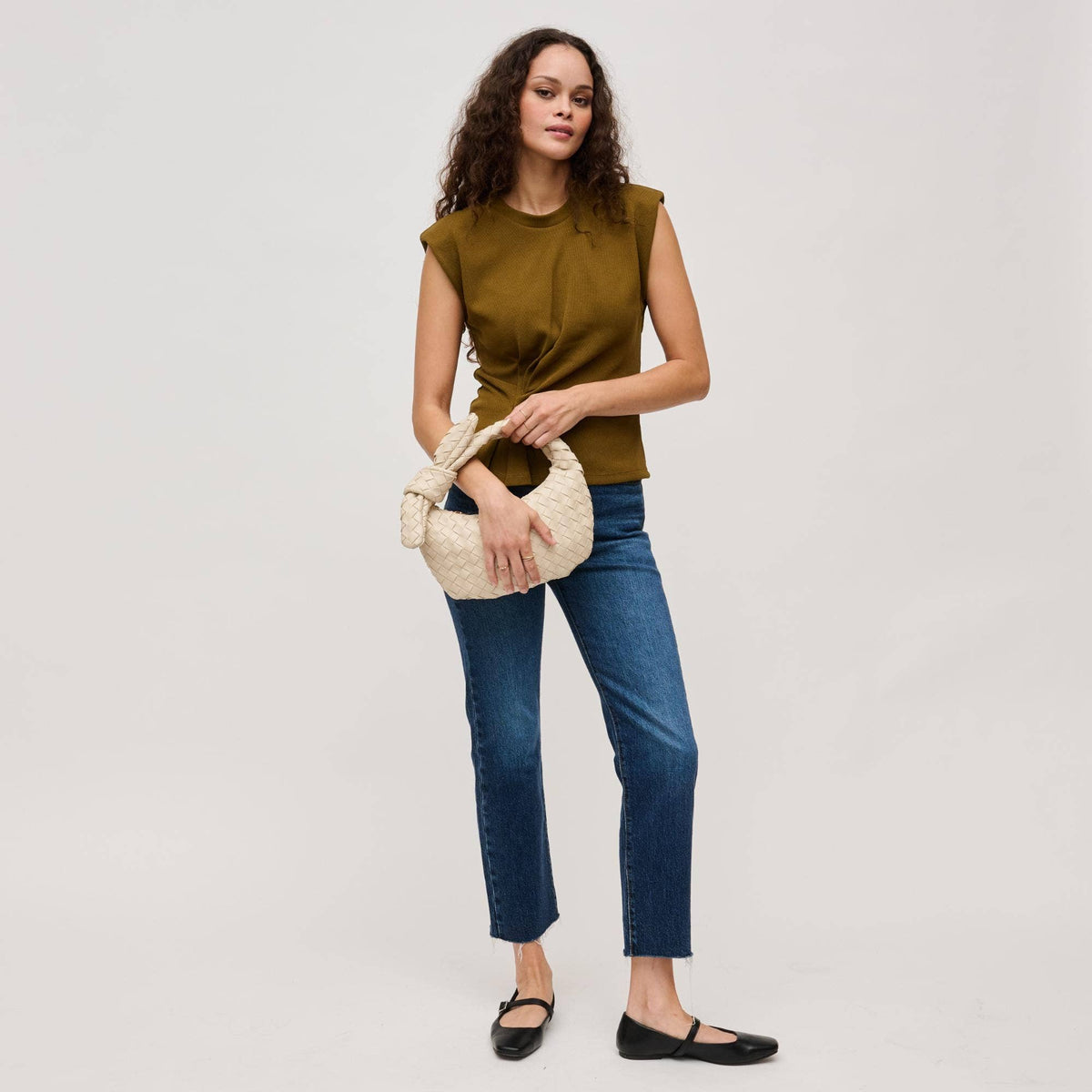 Lizbeth Woven Knot Clutch