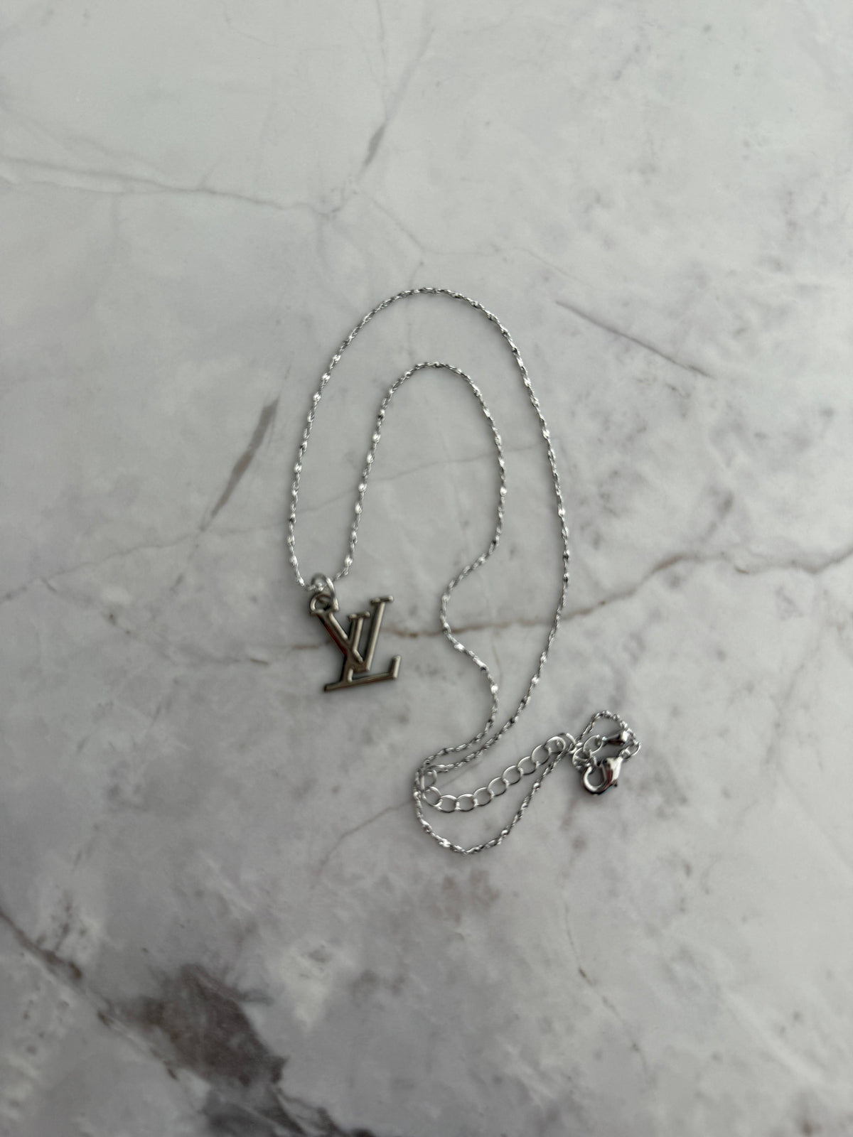 Repurposed Via Monogram Necklace