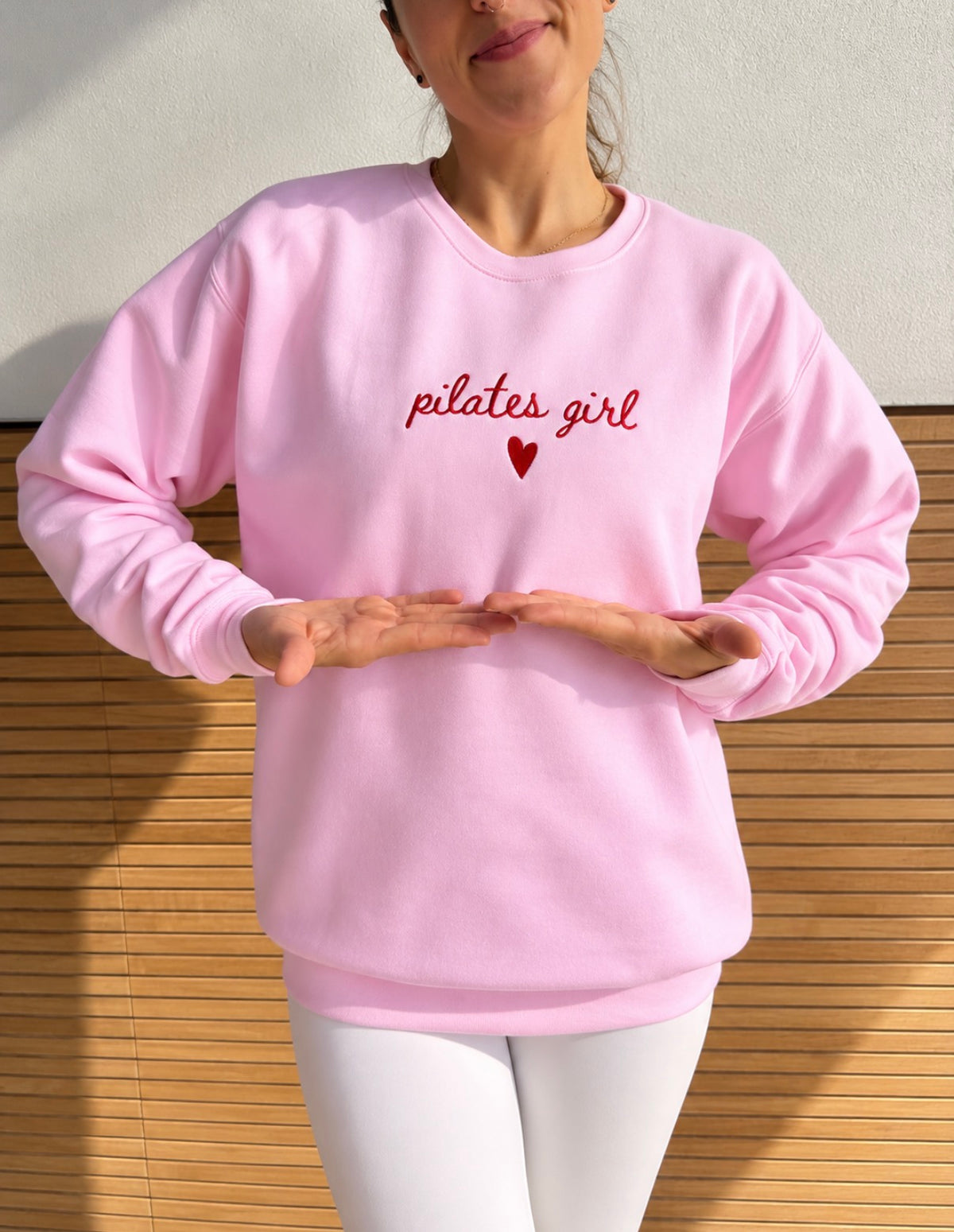 Pink Pilates Crewneck