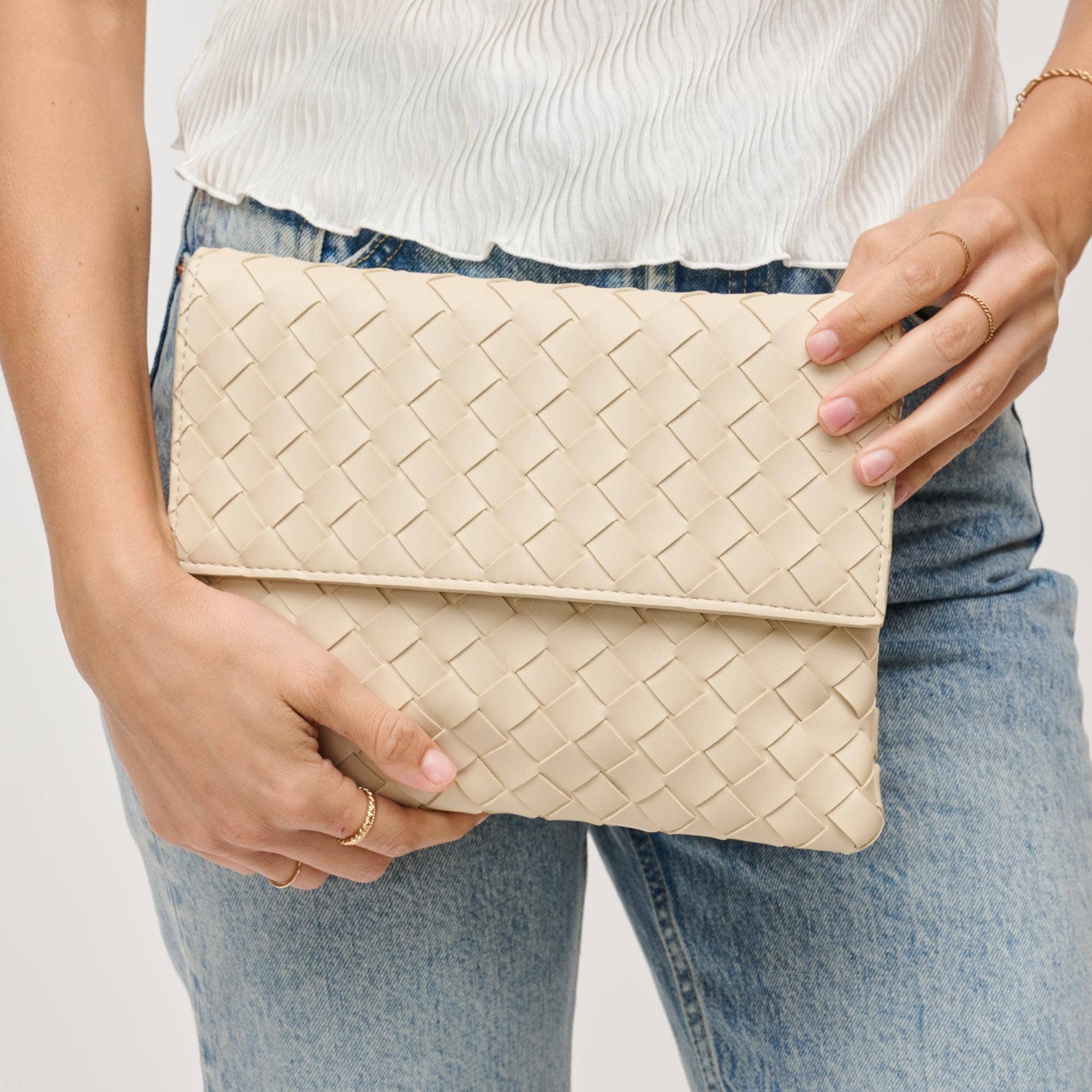 Ivy Woven Clutch