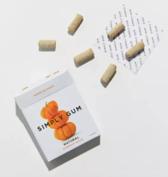 Pumpkin Spice Chewing Gum - Natural + Plastic-Free | 6 Pack