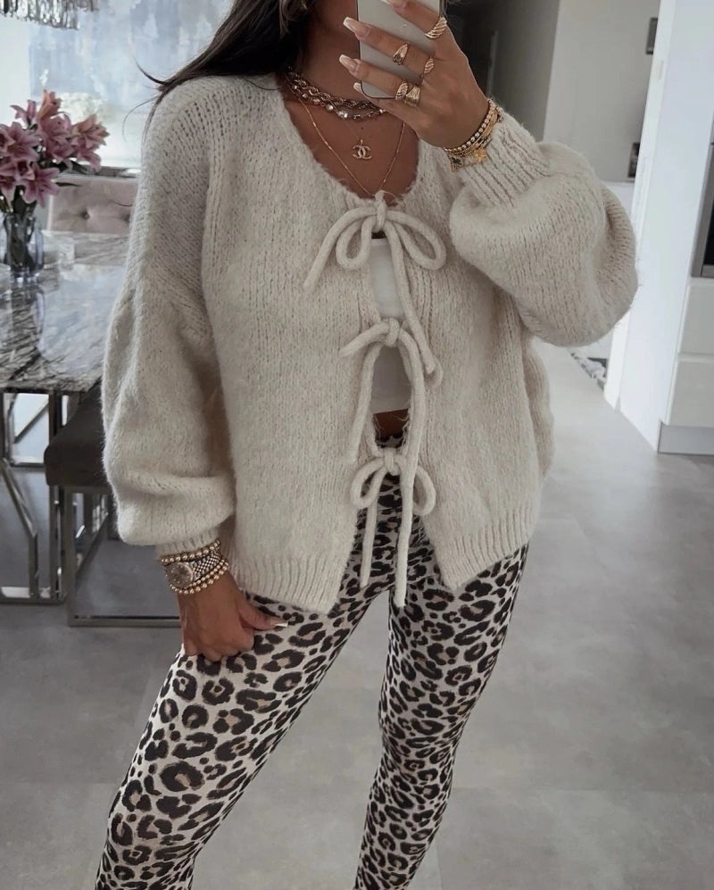 Leopard Wide Leg Jeans
