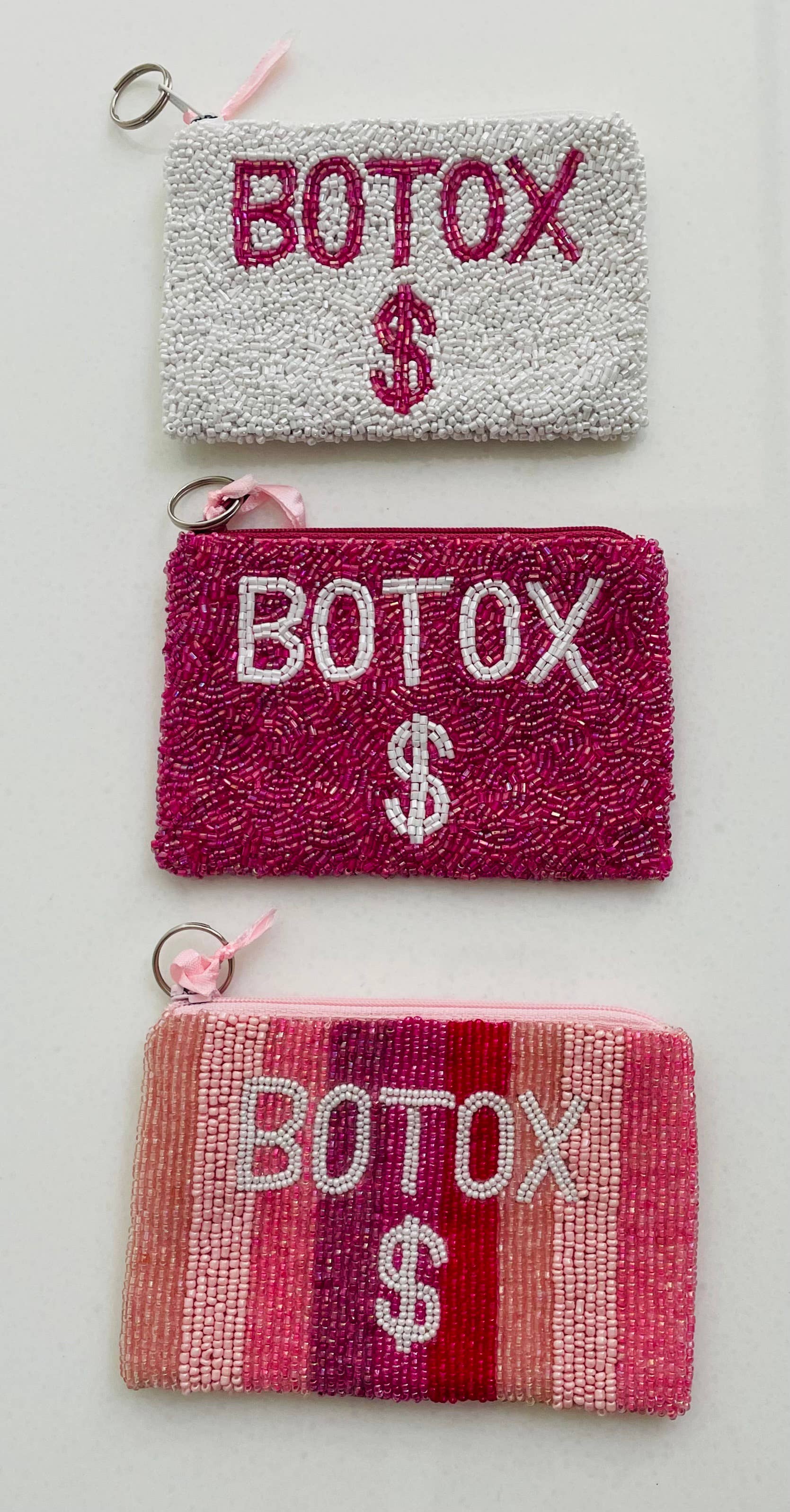 Botox Bank Beaded Purse