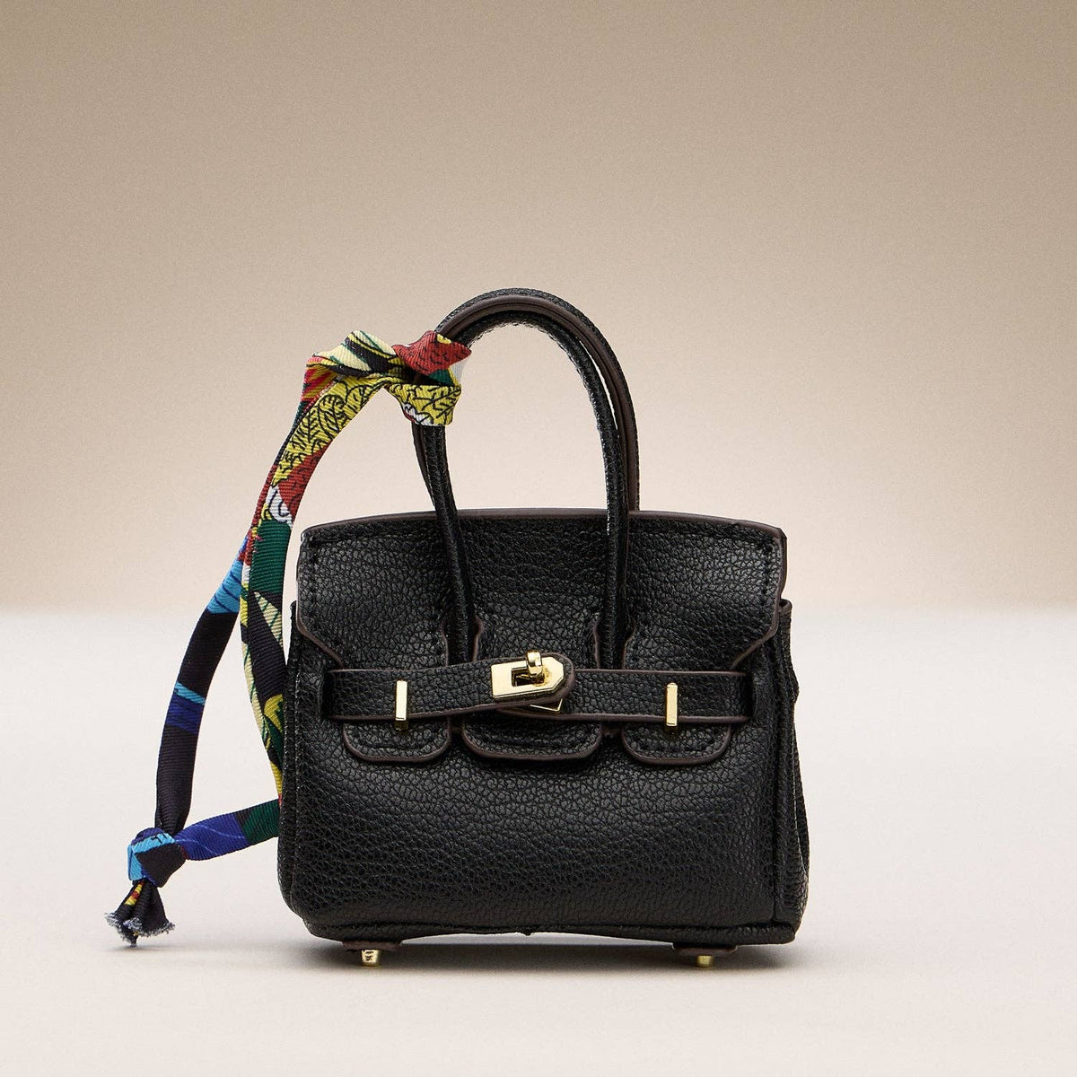 Mini Satchel Bag Charm Keychain