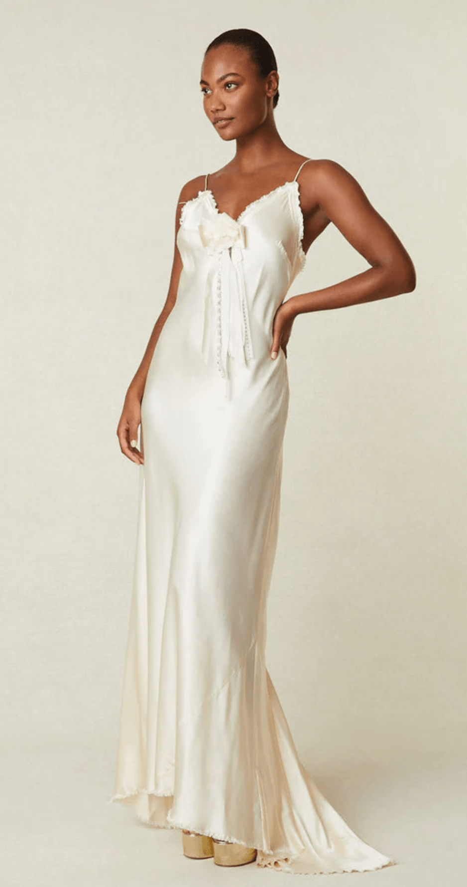 Love Shack Fancy Elizabella Dress in Creme De Macaron Love Shack Fancy Elizabella Dress in Creme De Macaron