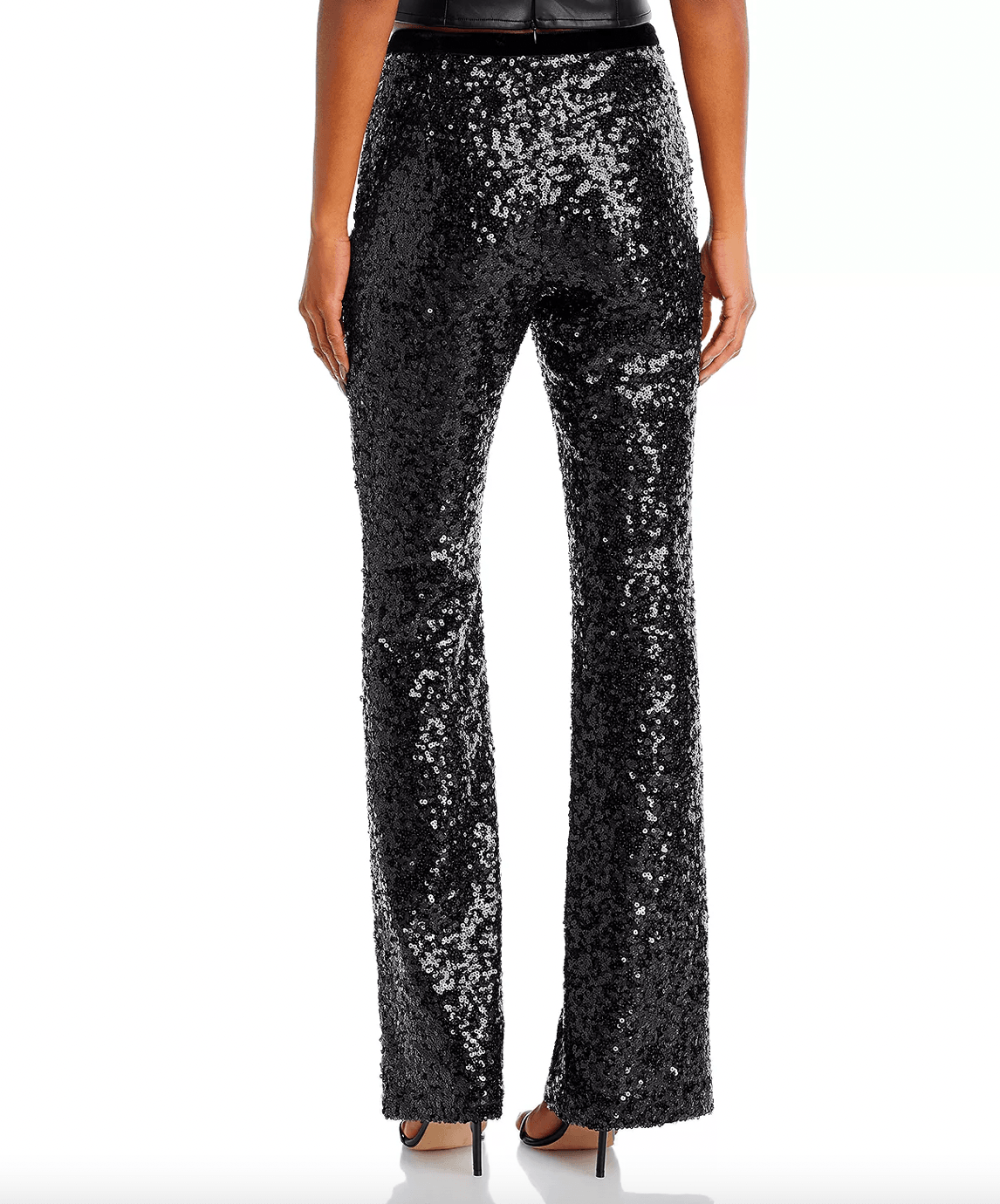Chic Love Shack Fancy Journee Pant in Black, designed for comfort and style, perfect for both casual and dressy occasions