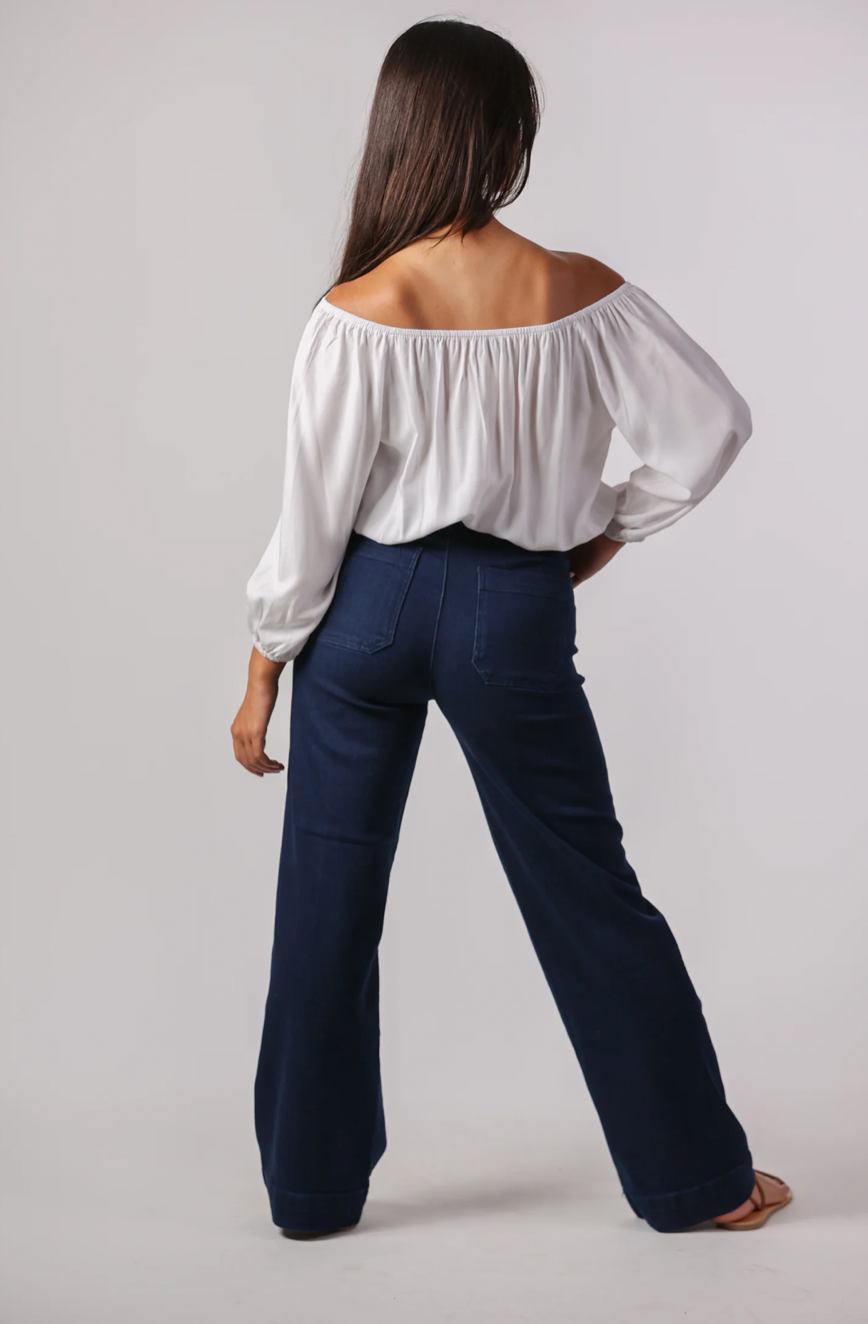Sea Lustre Cali Off-the-Shoulder Top in White - Elegant and Breezy Off-Shoulder Top, Perfect for Casual Chic Outfits and Beach Days