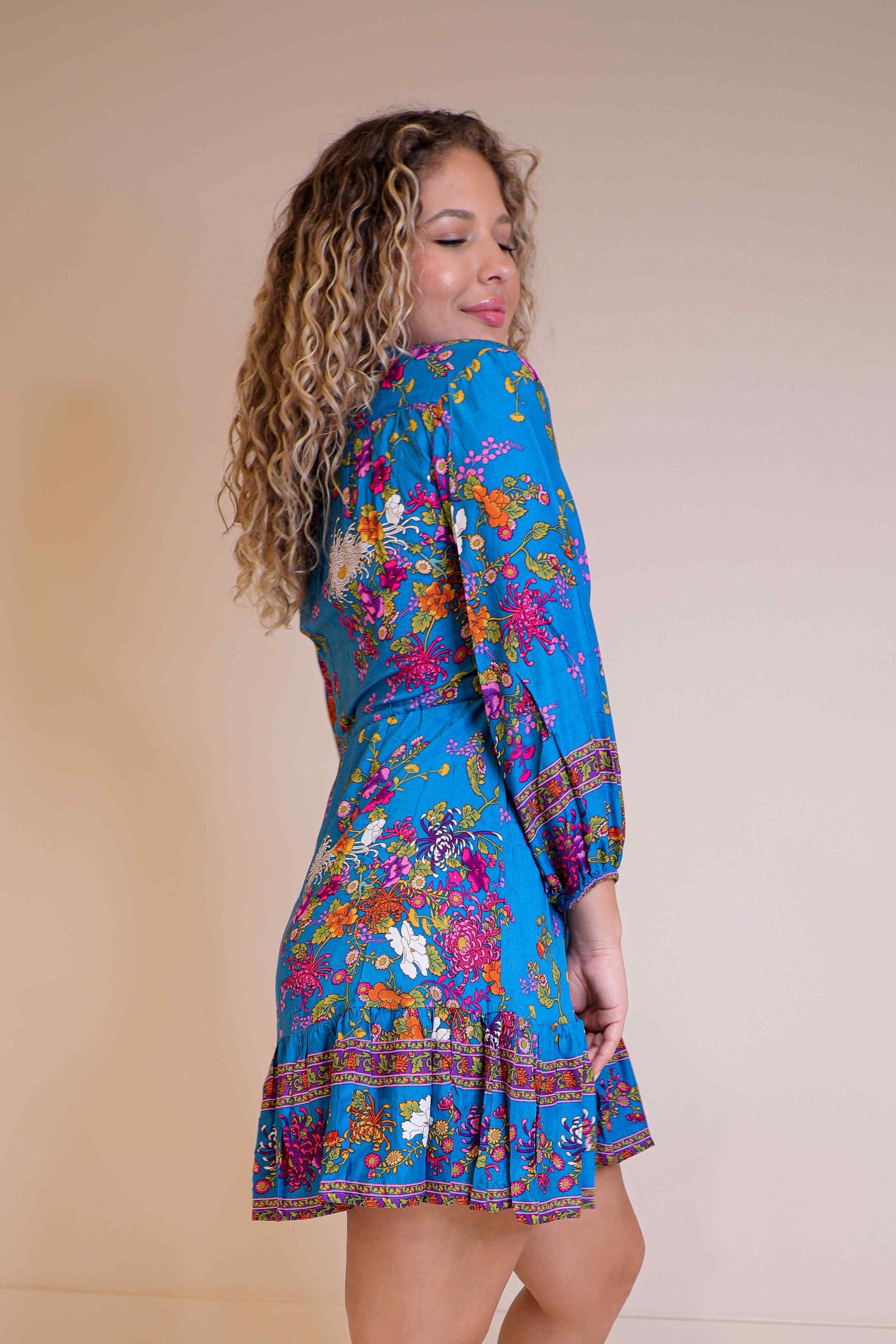 Sea Lustre Kenna River Dress - Flowing Dress with a Charming River Print, Perfect for Effortless Style and Comfortable Wear
