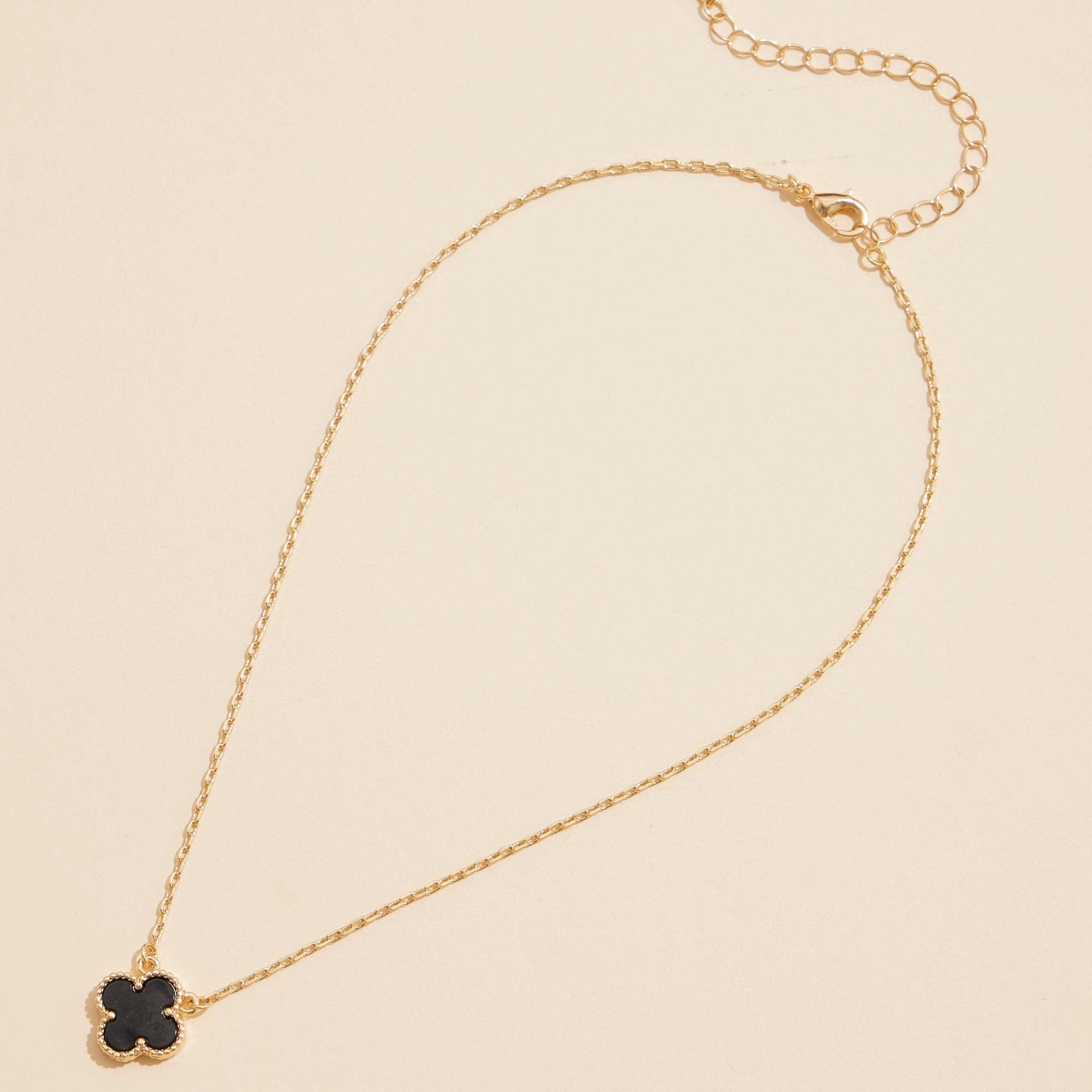Shell Charm Pendant Necklace with Gold Chain