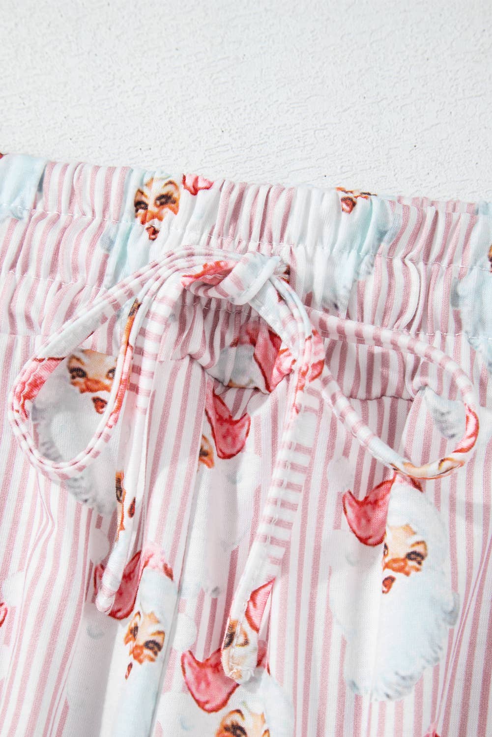 LAS Christmas Santa Claus Striped Lounge Pants Set (S-XL)