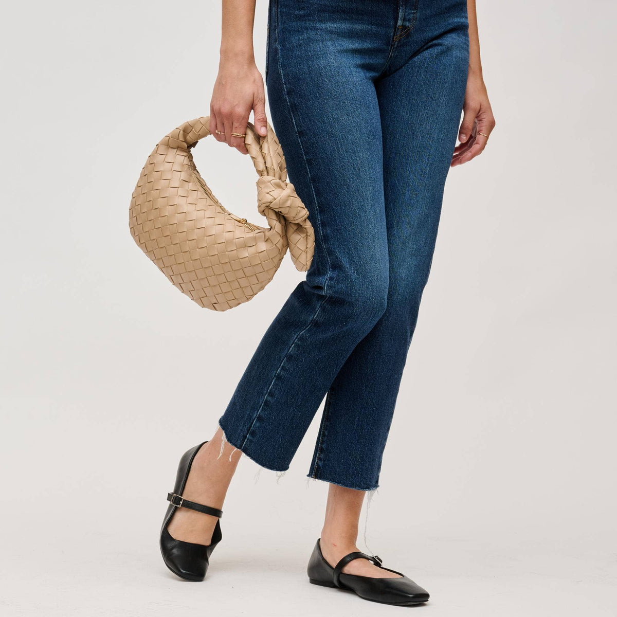 Lizbeth Woven Knot Clutch