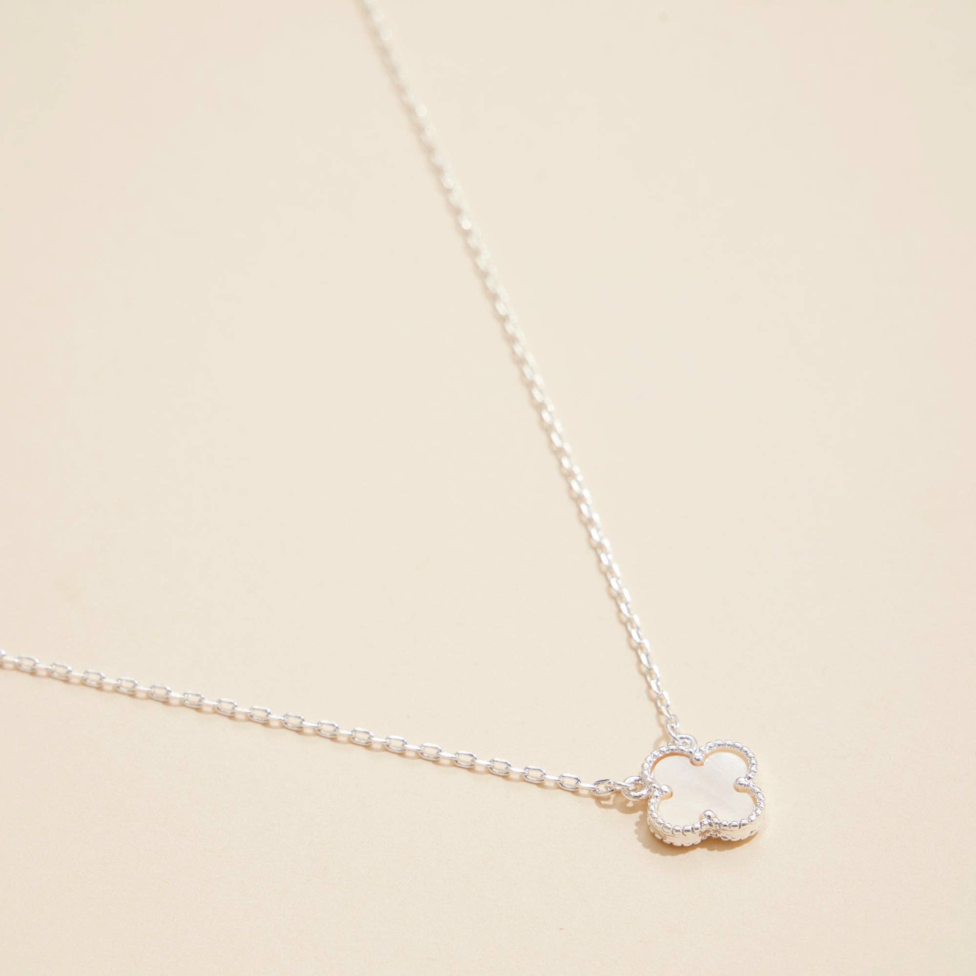 Shell Charm Pendant Necklace with Gold Chain