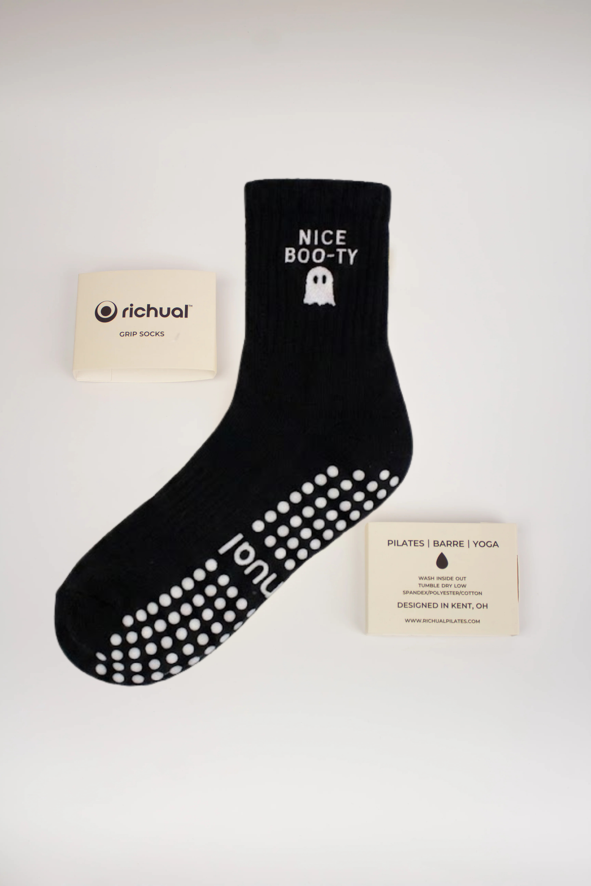 Nice BOO-ty Halloween Grip Socks