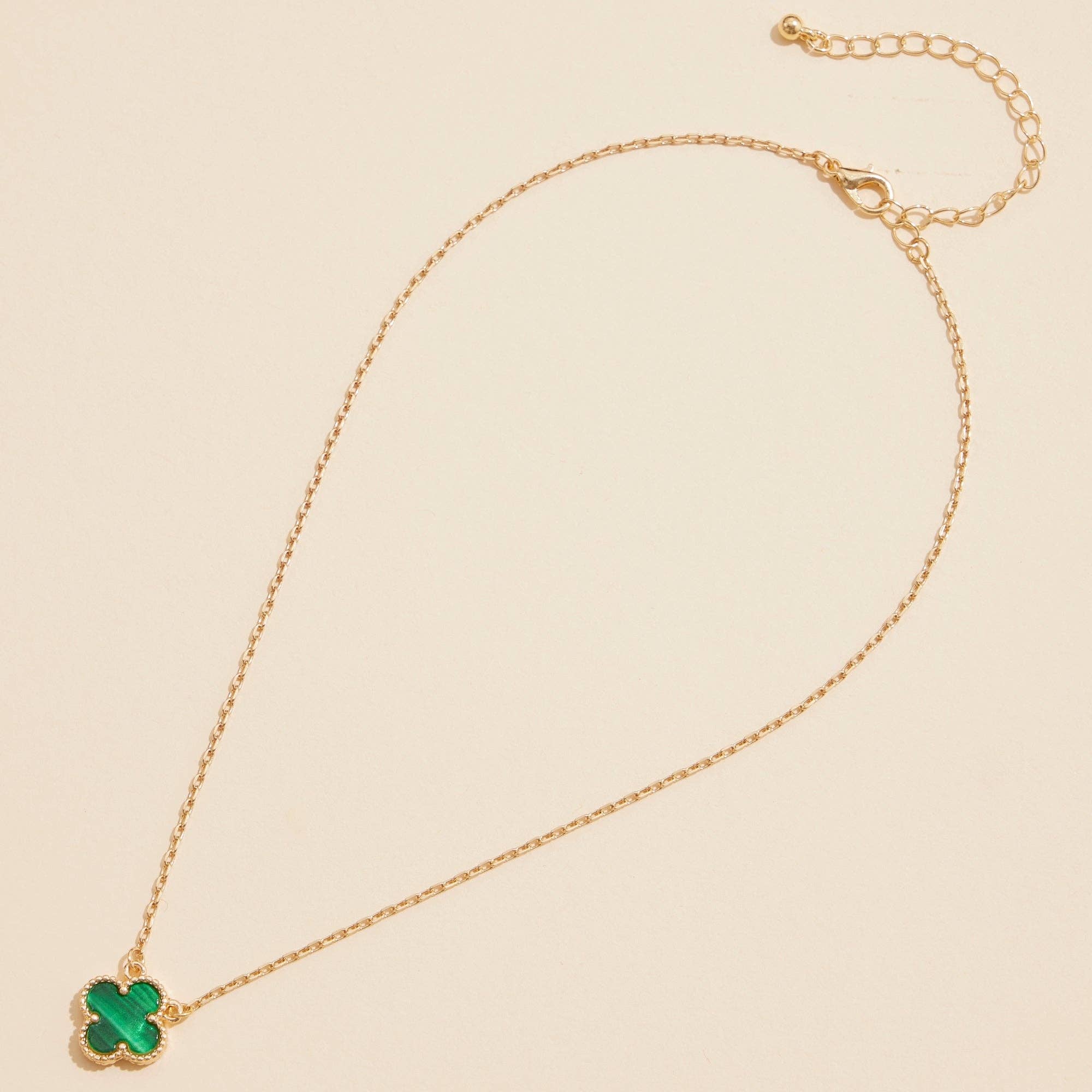 Shell Charm Pendant Necklace with Gold Chain