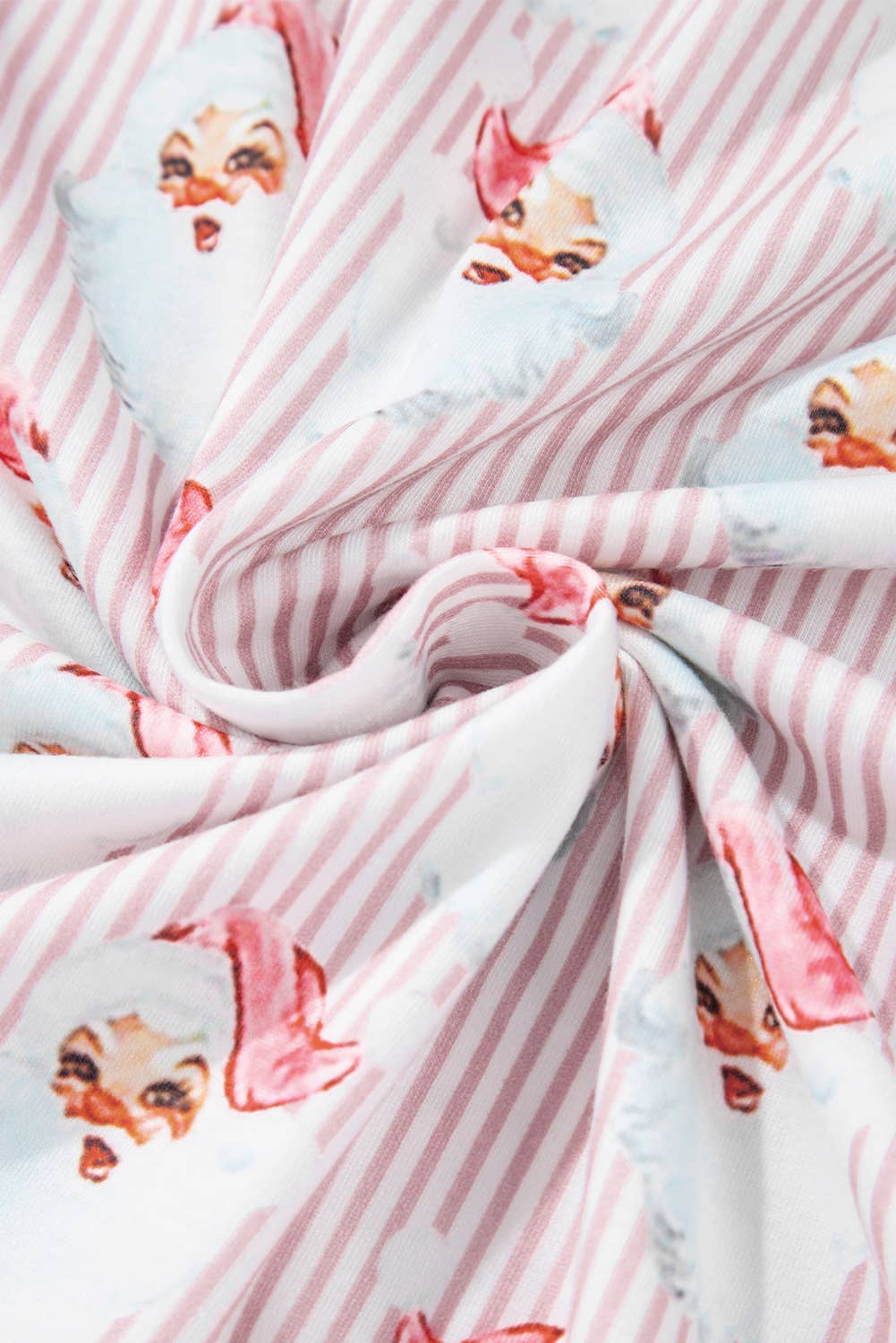 LAS Christmas Santa Claus Striped Lounge Pants Set (S-XL)