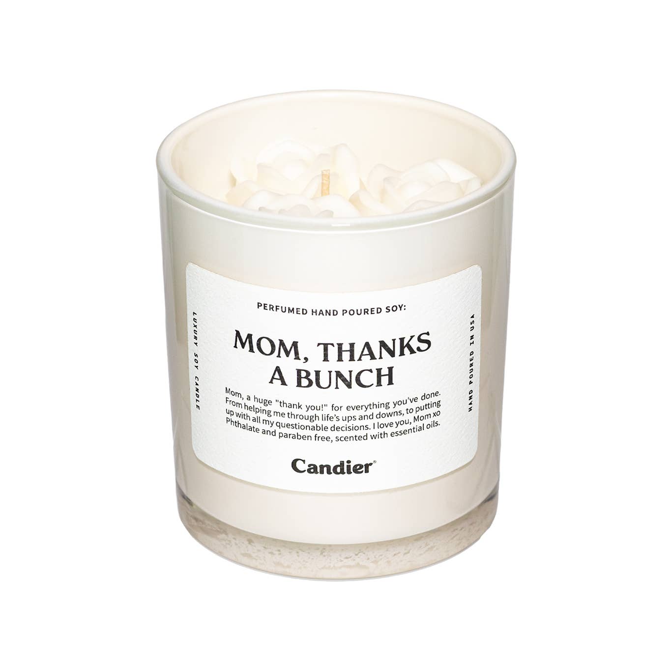 MOM, THANKS A BUNCH CANDLE