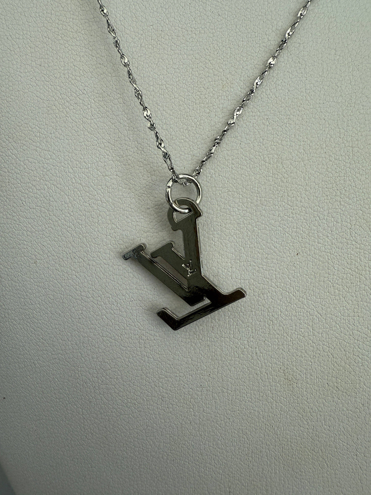Repurposed Via Monogram Necklace