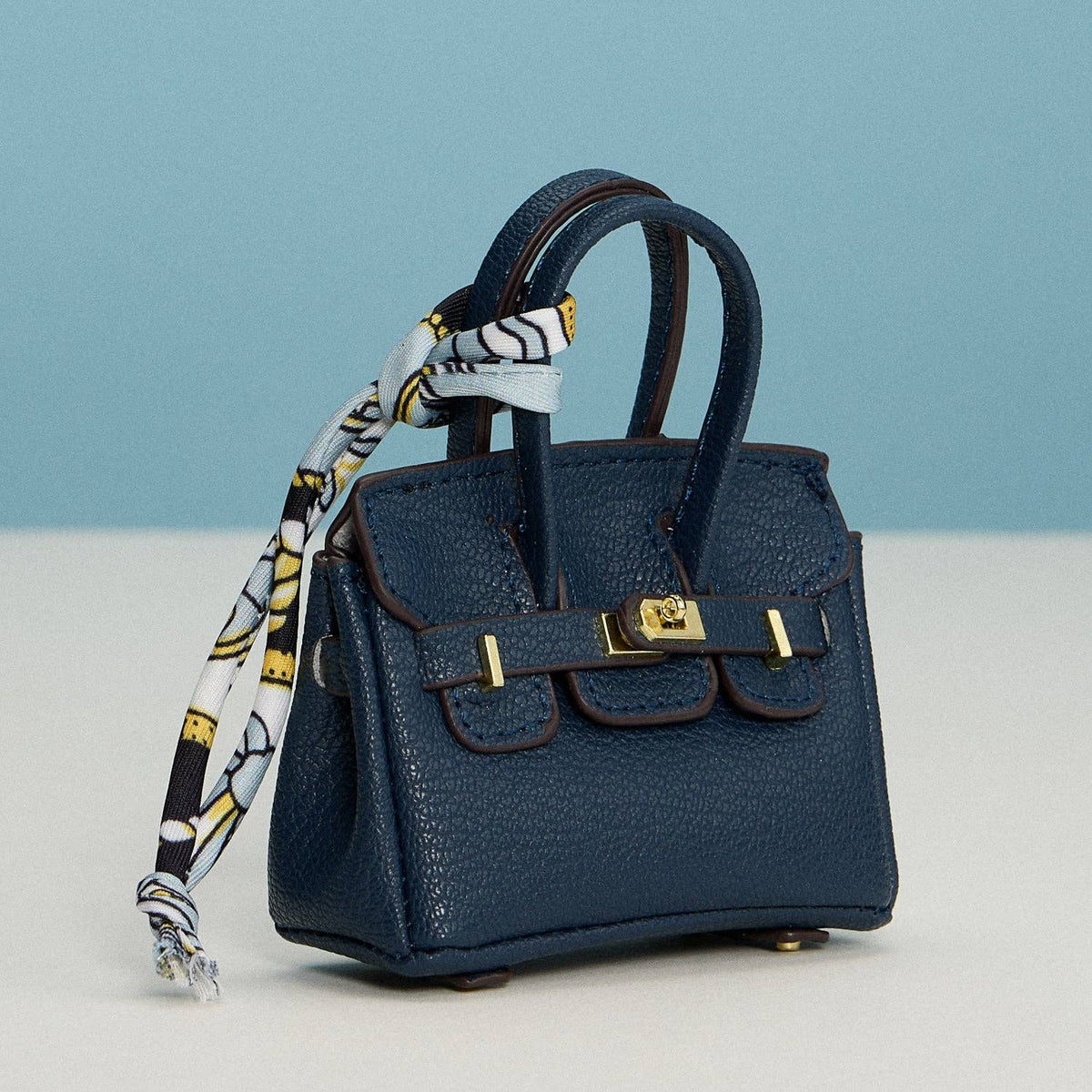 Mini Satchel Bag Charm Keychain