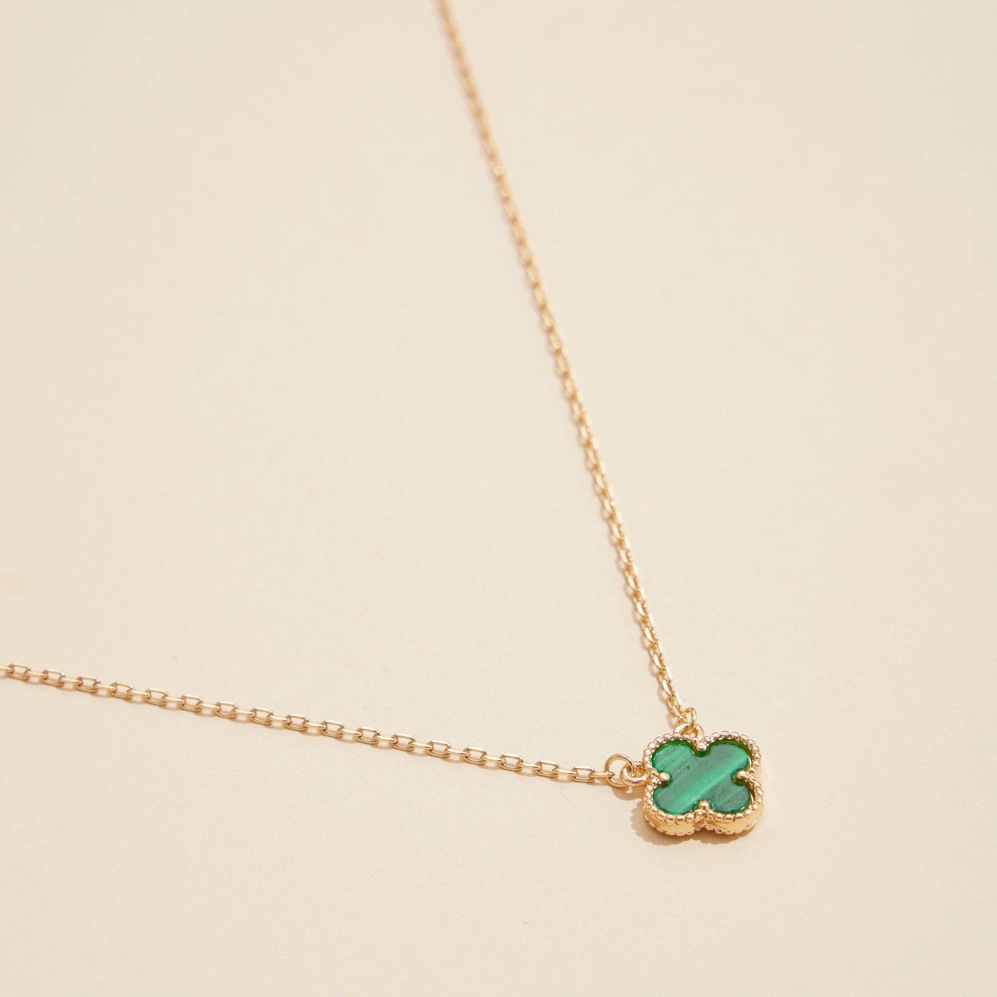 Shell Charm Pendant Necklace with Gold Chain