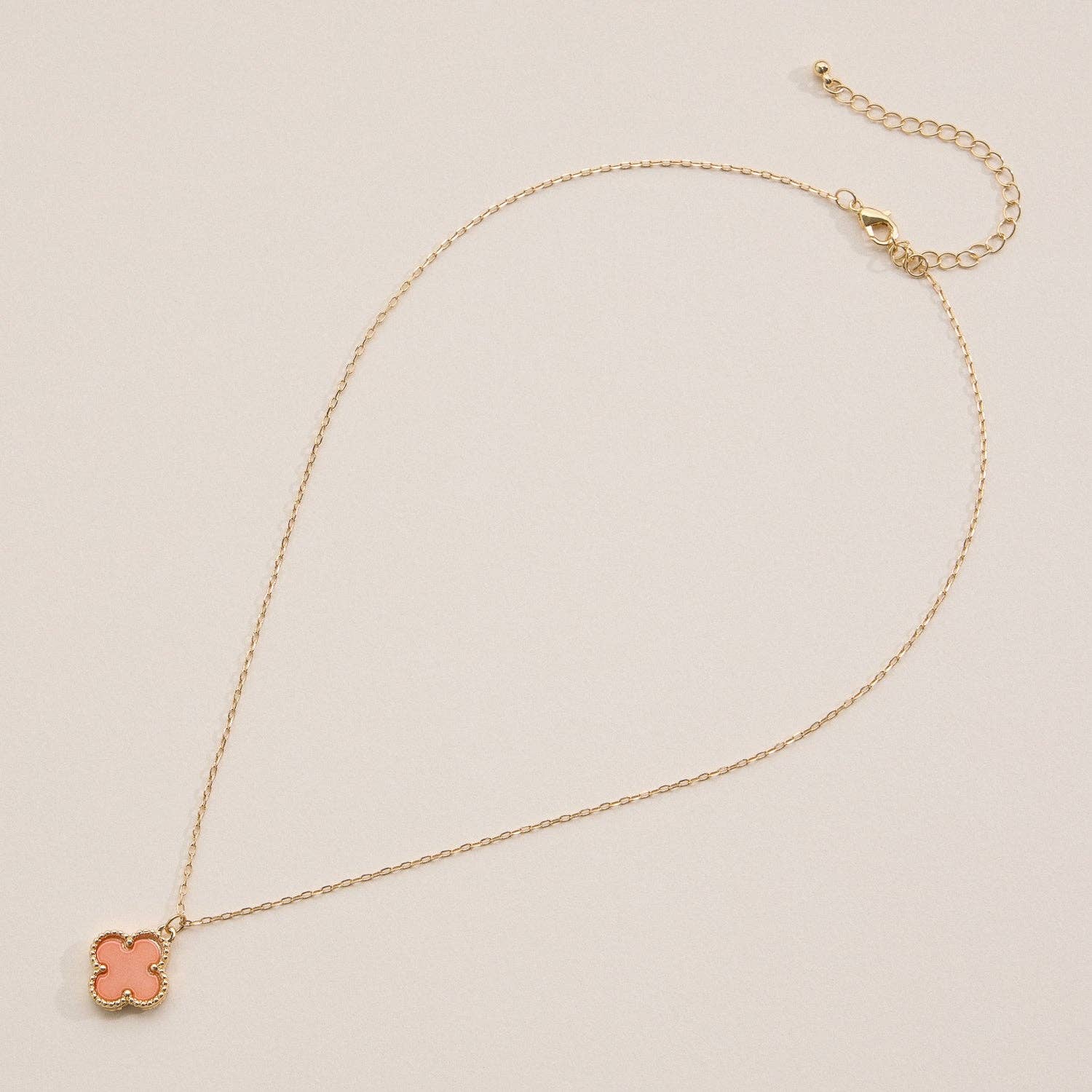 Shell Charm Pendant Necklace with Gold Chain