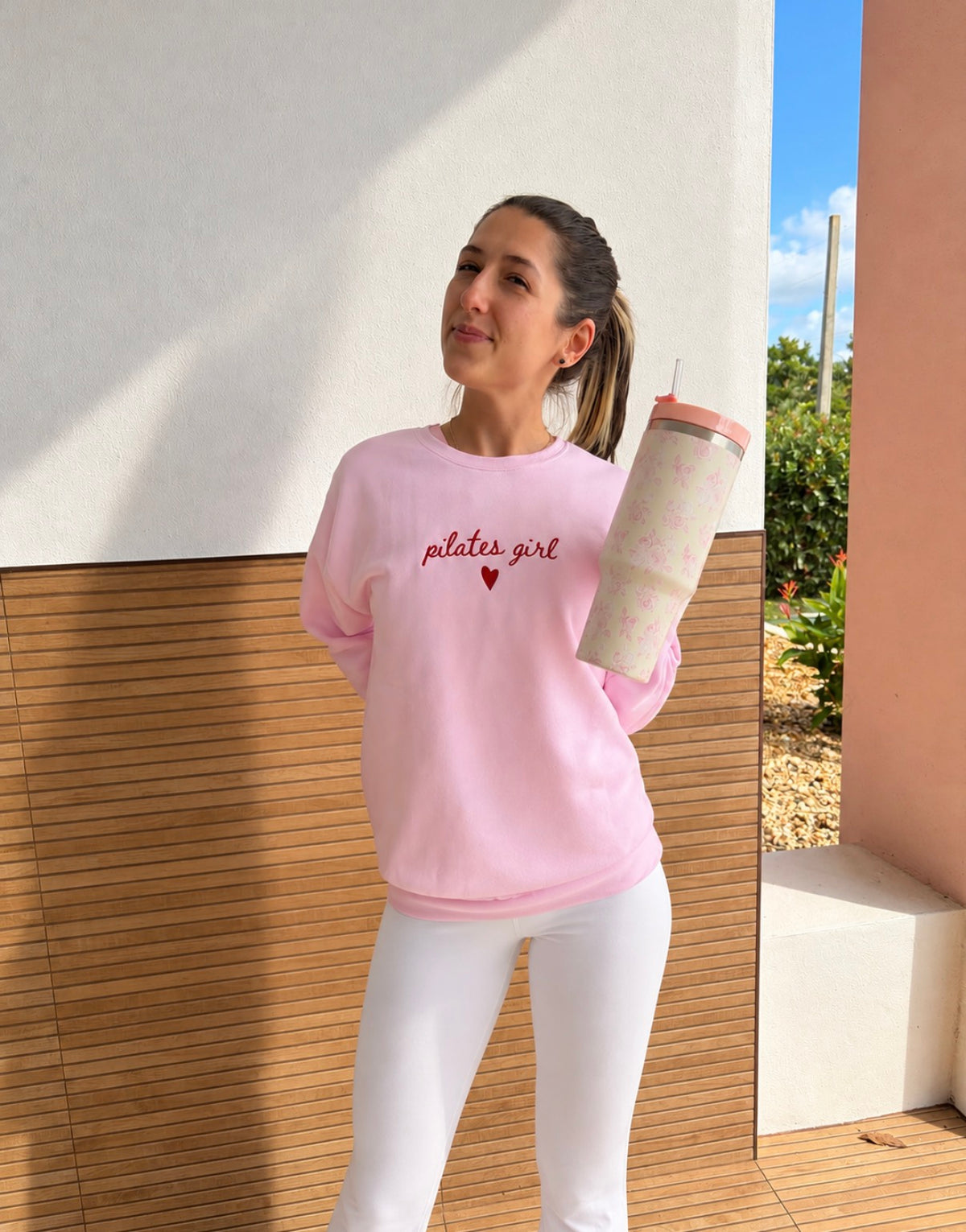 Pink Pilates Crewneck