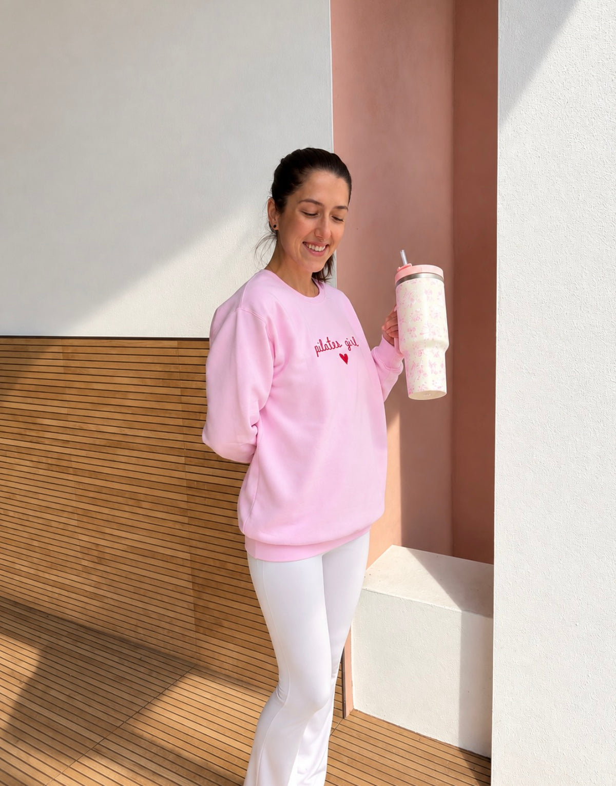 Pink Pilates Crewneck