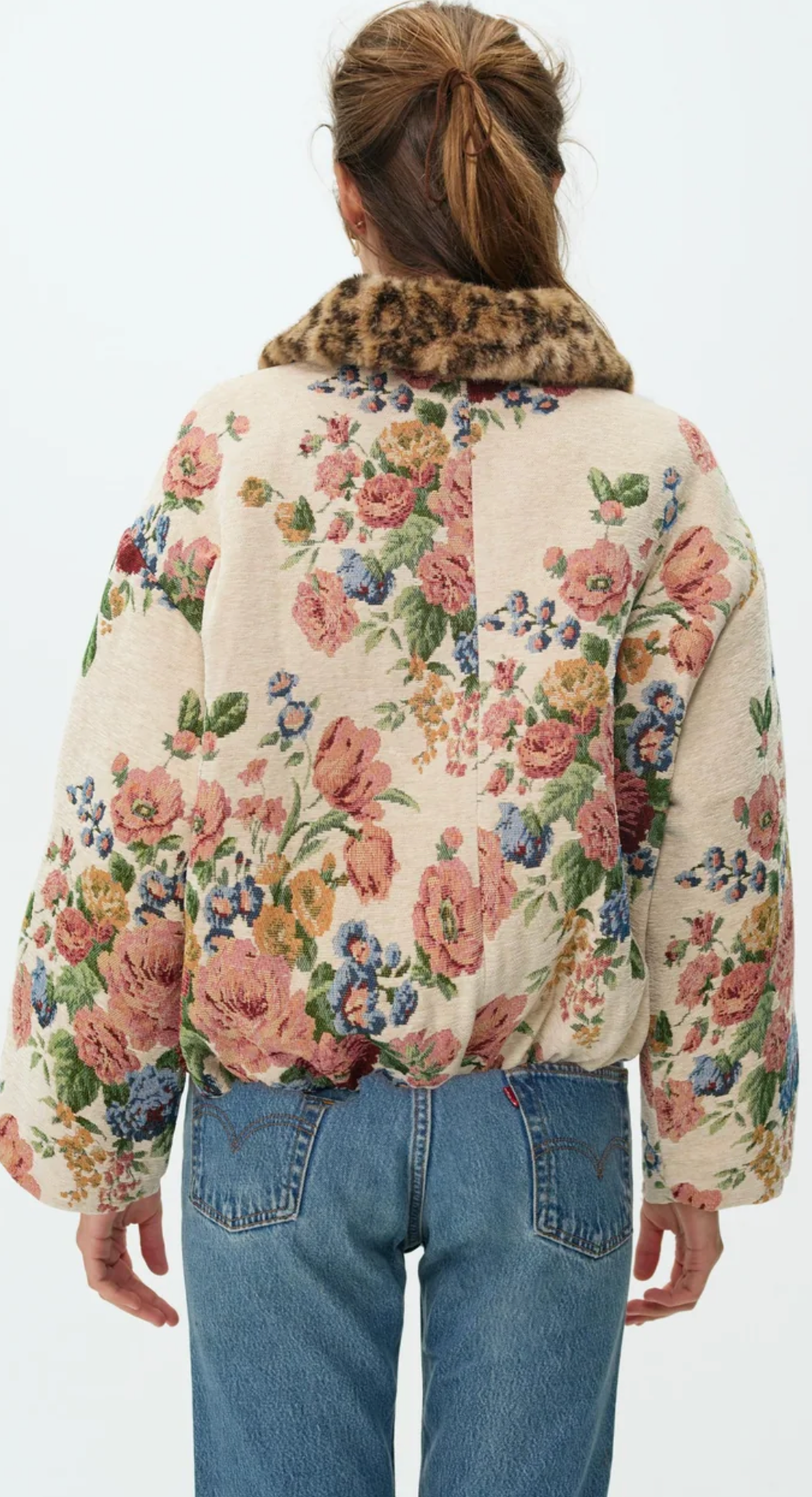 Cream Betsy Floral Jacket