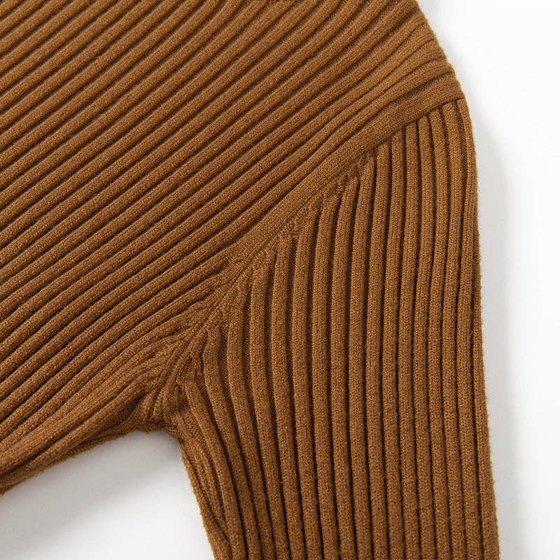 Autumn Knit Dress Chic Slim and Versatile