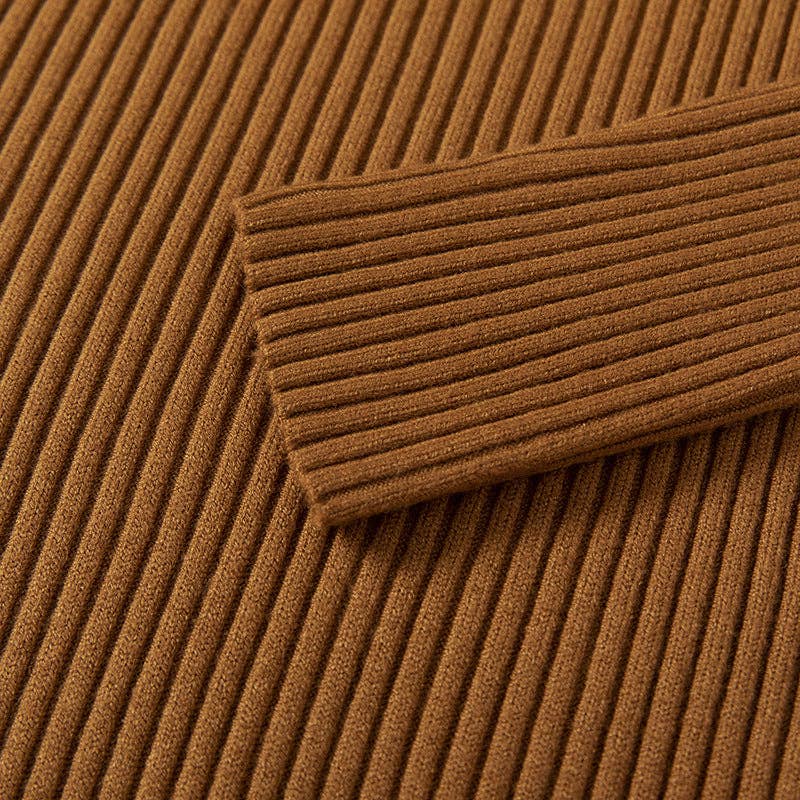 Autumn Knit Dress Chic Slim and Versatile