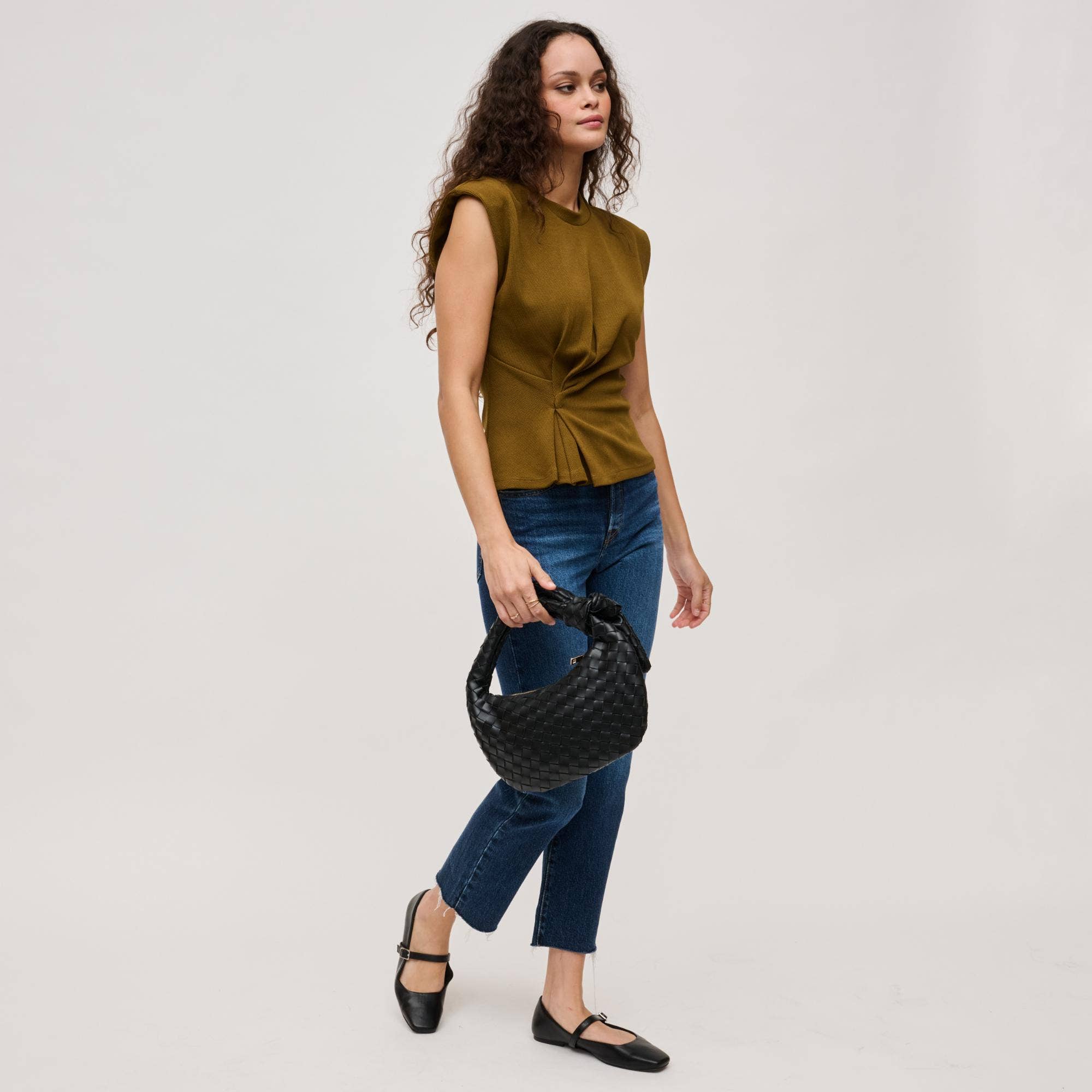 Lizbeth Woven Knot Clutch