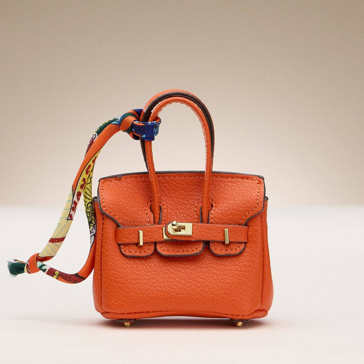 Mini Satchel Bag Charm Keychain