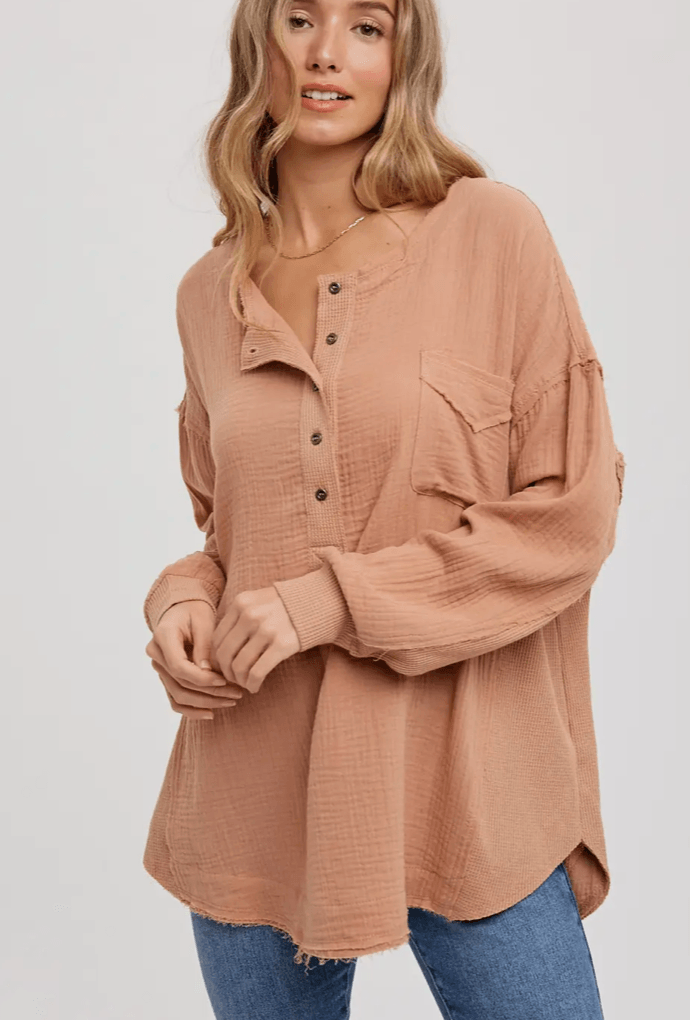 Bluivy Beach Coverup in Tan - A Stylish and Lightweight Coverup Perfect for Summer Days