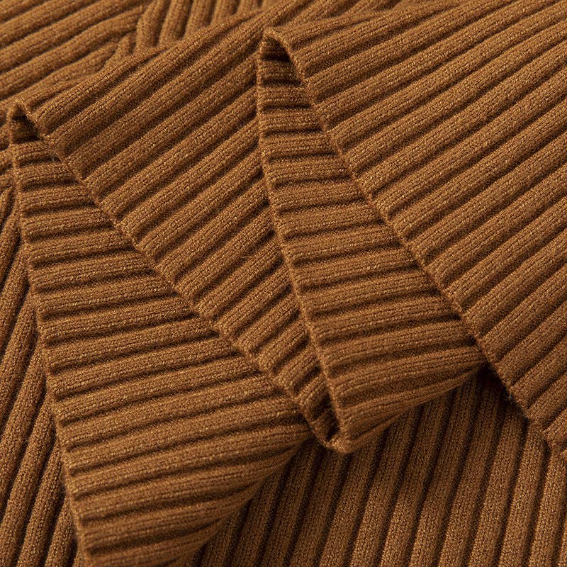 Autumn Knit Dress Chic Slim and Versatile