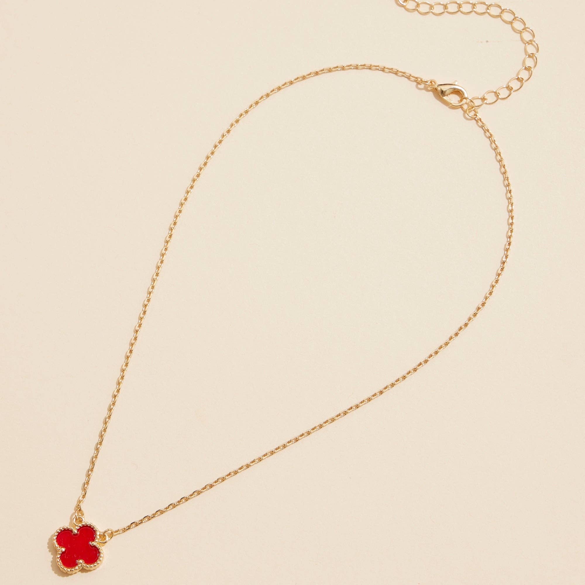 Shell Charm Pendant Necklace with Gold Chain