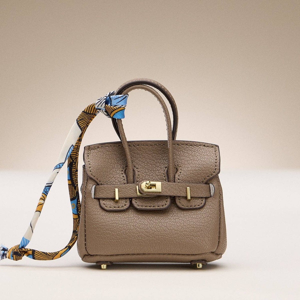 Mini Satchel Bag Charm Keychain