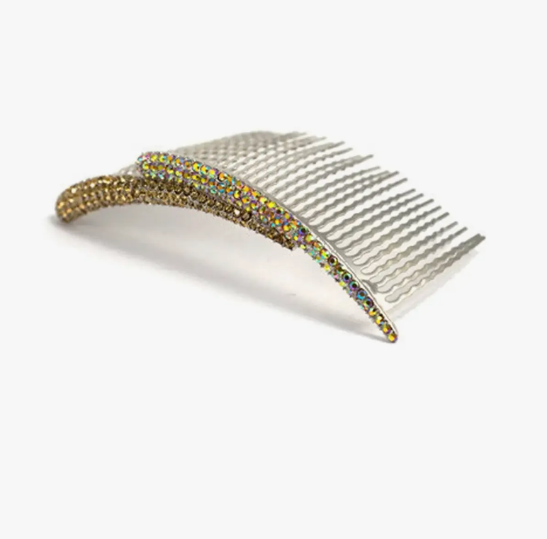 Crystal Spike Hair Comb - An Elegant Accessory for Stylish Hair Updos