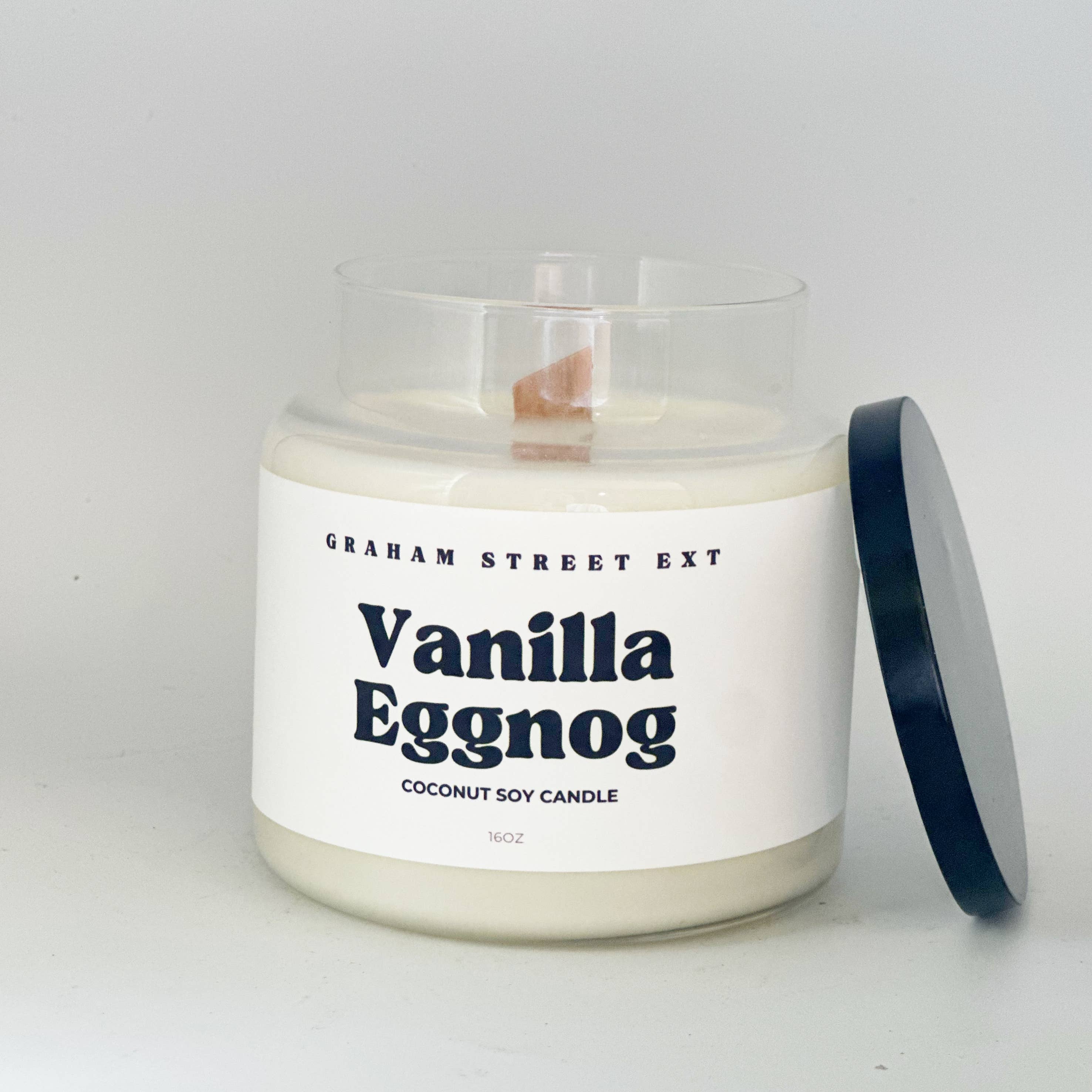 Vanilla Eggnog Apothecary Candle – Wood Wick    