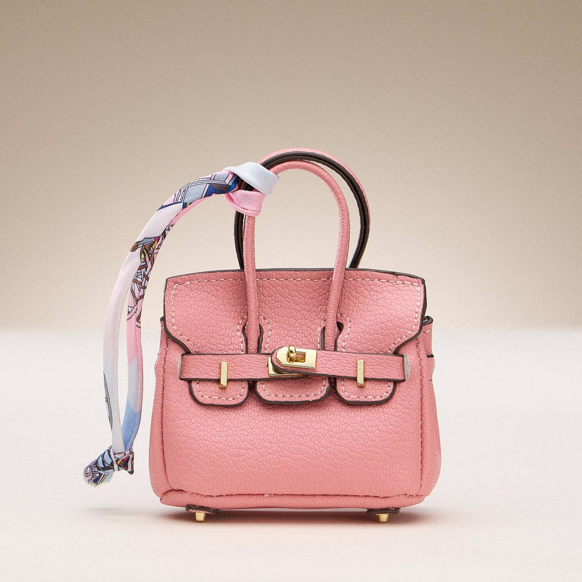 Mini Satchel Bag Charm Keychain