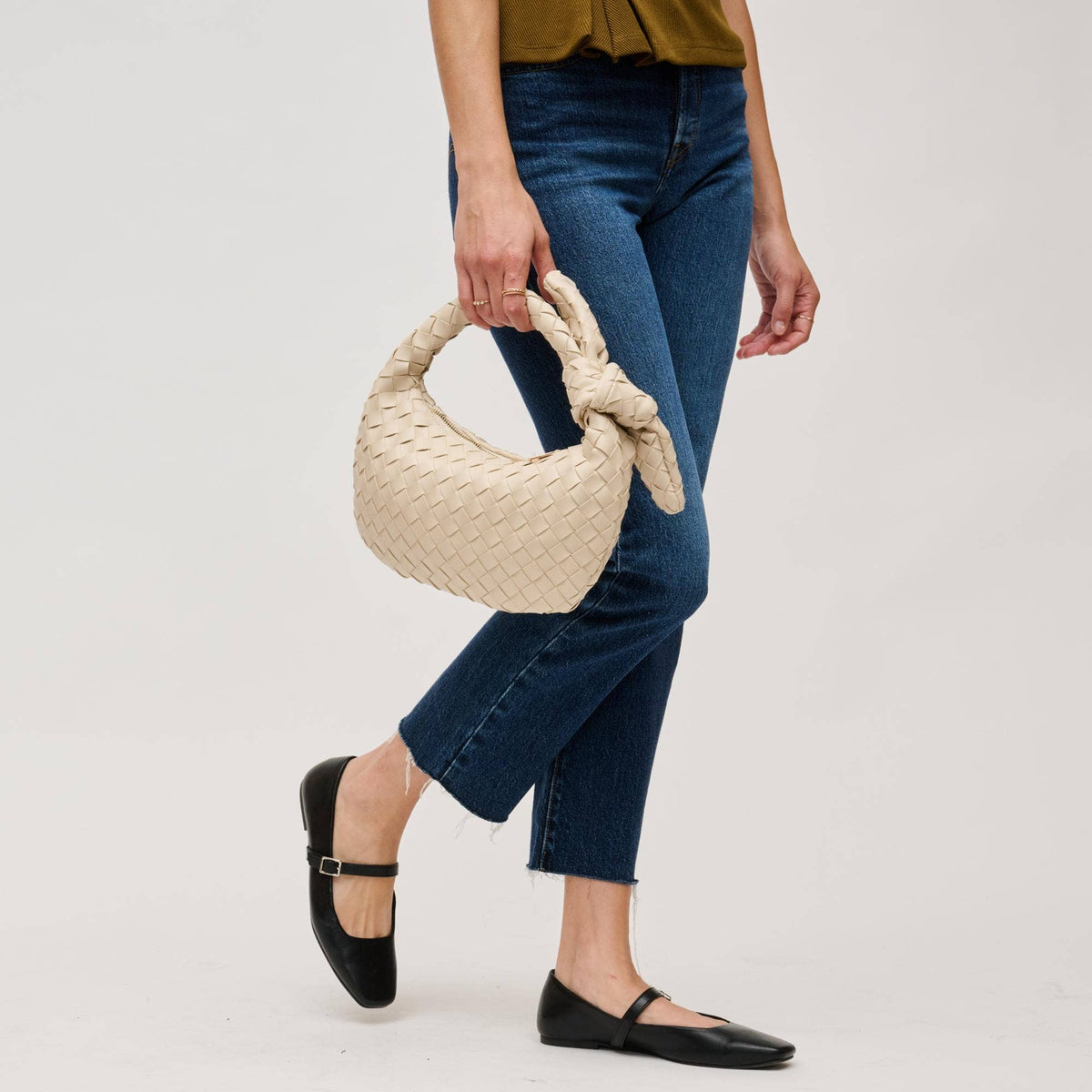 Lizbeth Woven Knot Clutch