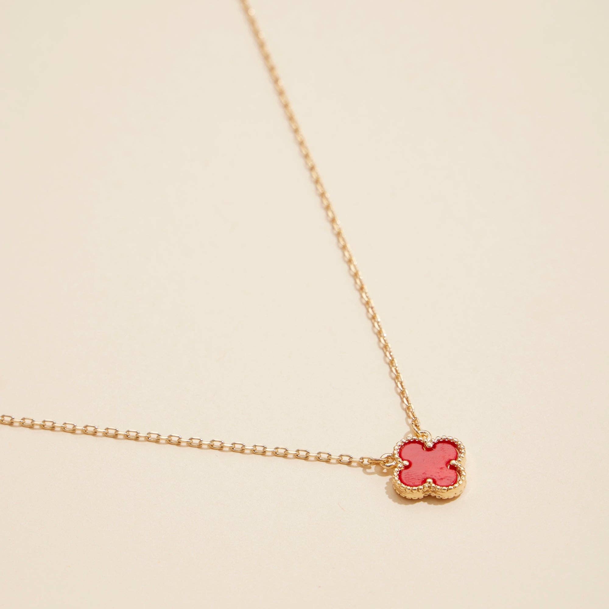 Shell Charm Pendant Necklace with Gold Chain