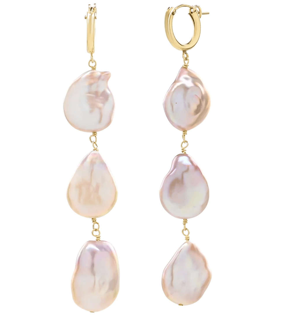 Sea Lustre Classic Pink Pearl Trio - Elegant Set of Pink Pearls, Perfect for Adding a Touch of Sophistication to Any Jewelry Collection