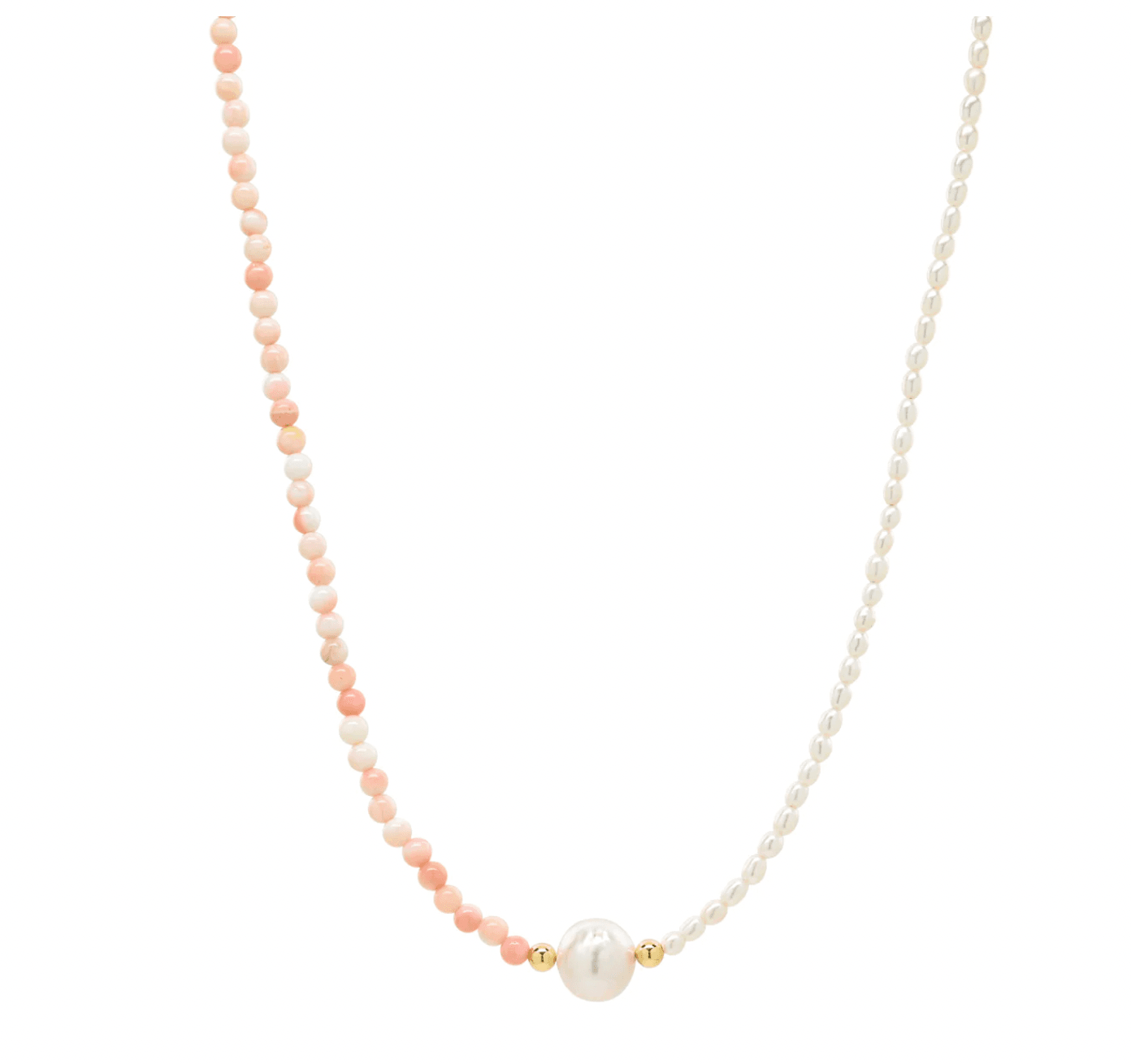 Sea Lustre Pearl + Conch Shell Solitaire Necklace - Stunning Necklace Featuring a Pearl and Conch Shell Pendant, Perfect for a Coastal-Inspired Look