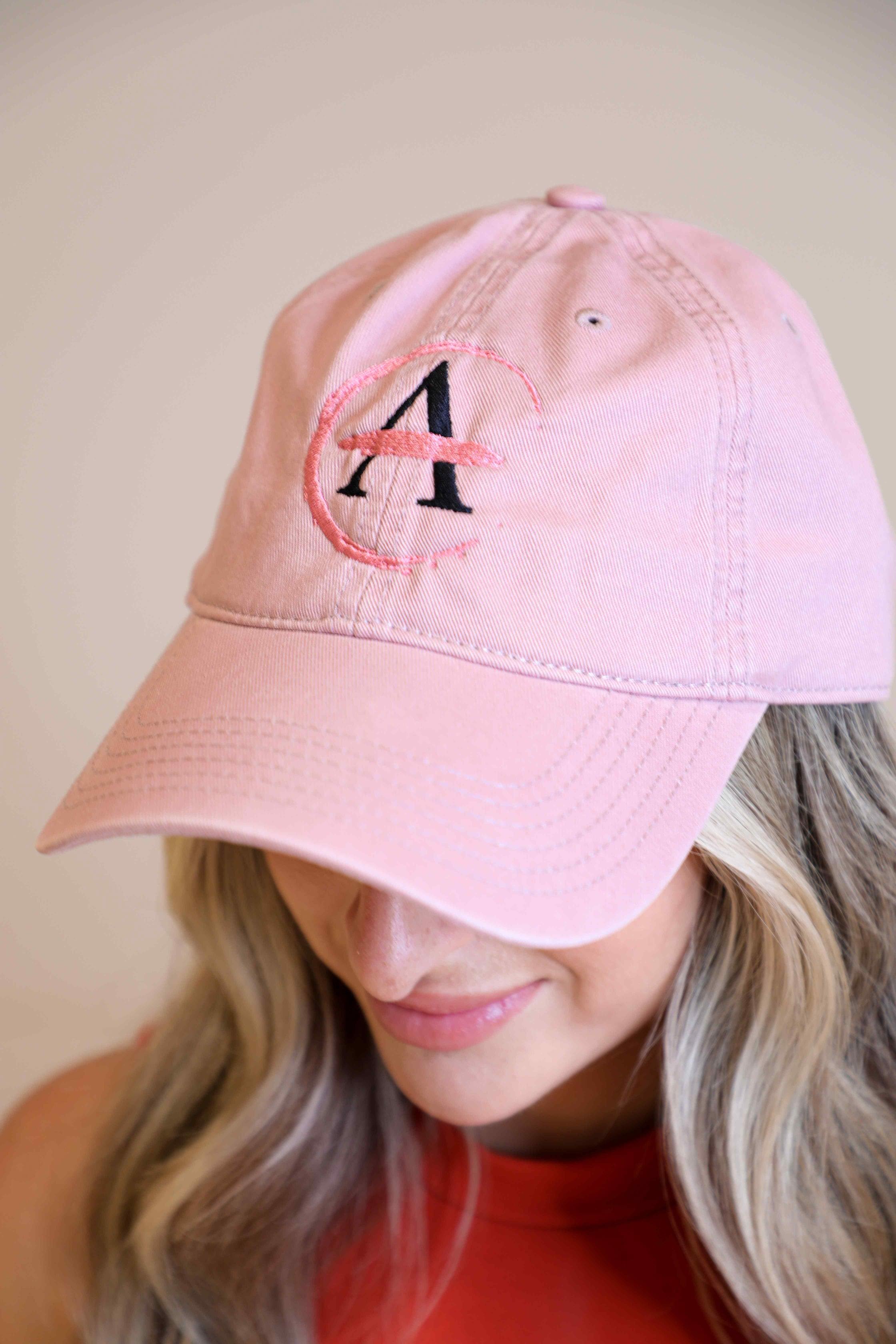 Albany Baseball Cap in Blush Pink - Stylish and Comfortable Headwear for Everyday Wear